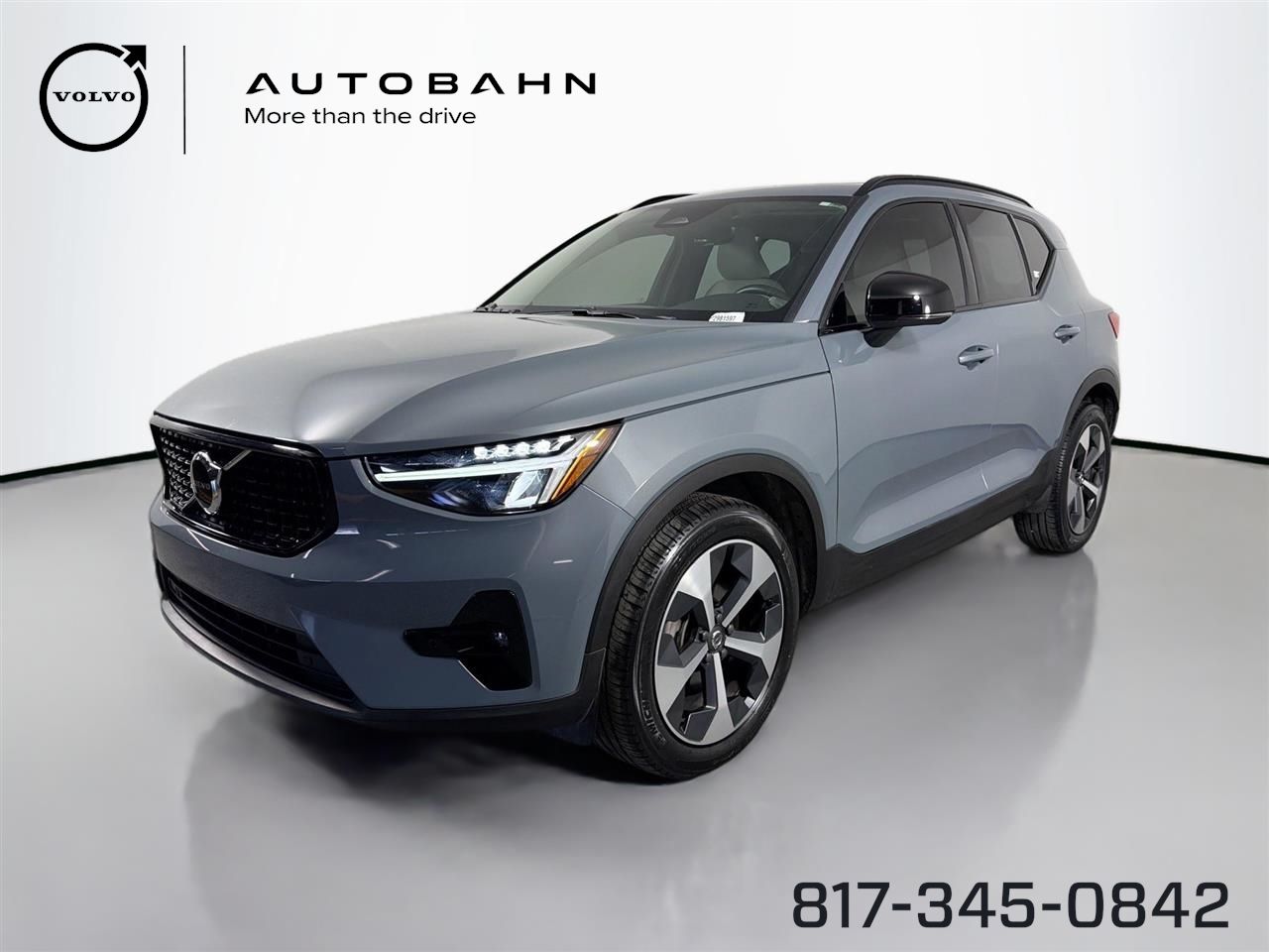Thunder Gray Metallic 2023 Volvo XC40 B5 Plus Dark Theme AWD SUV / Crossover All-Wheel Drive Automatic