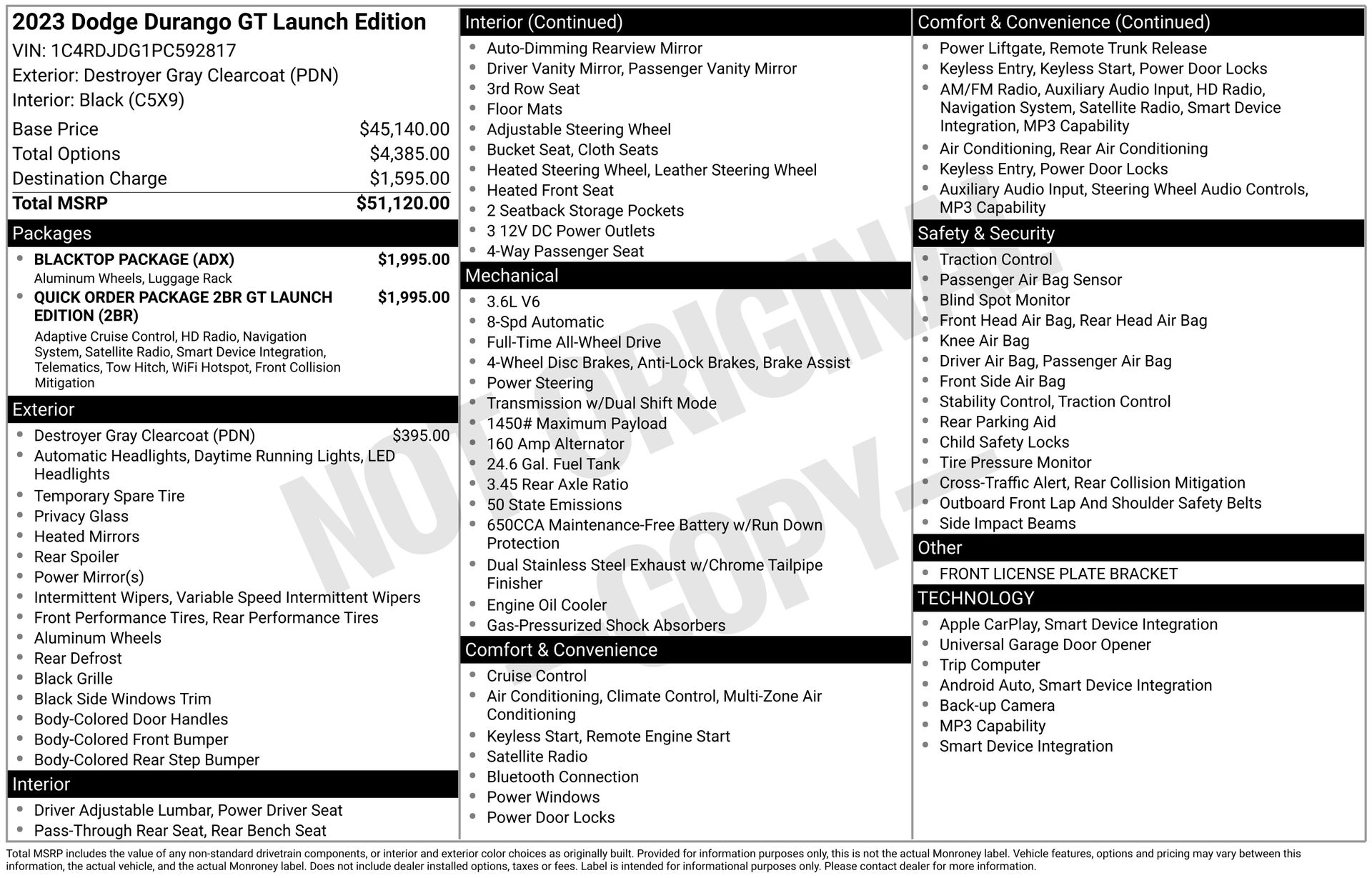 2023 Dodge Durango GT
