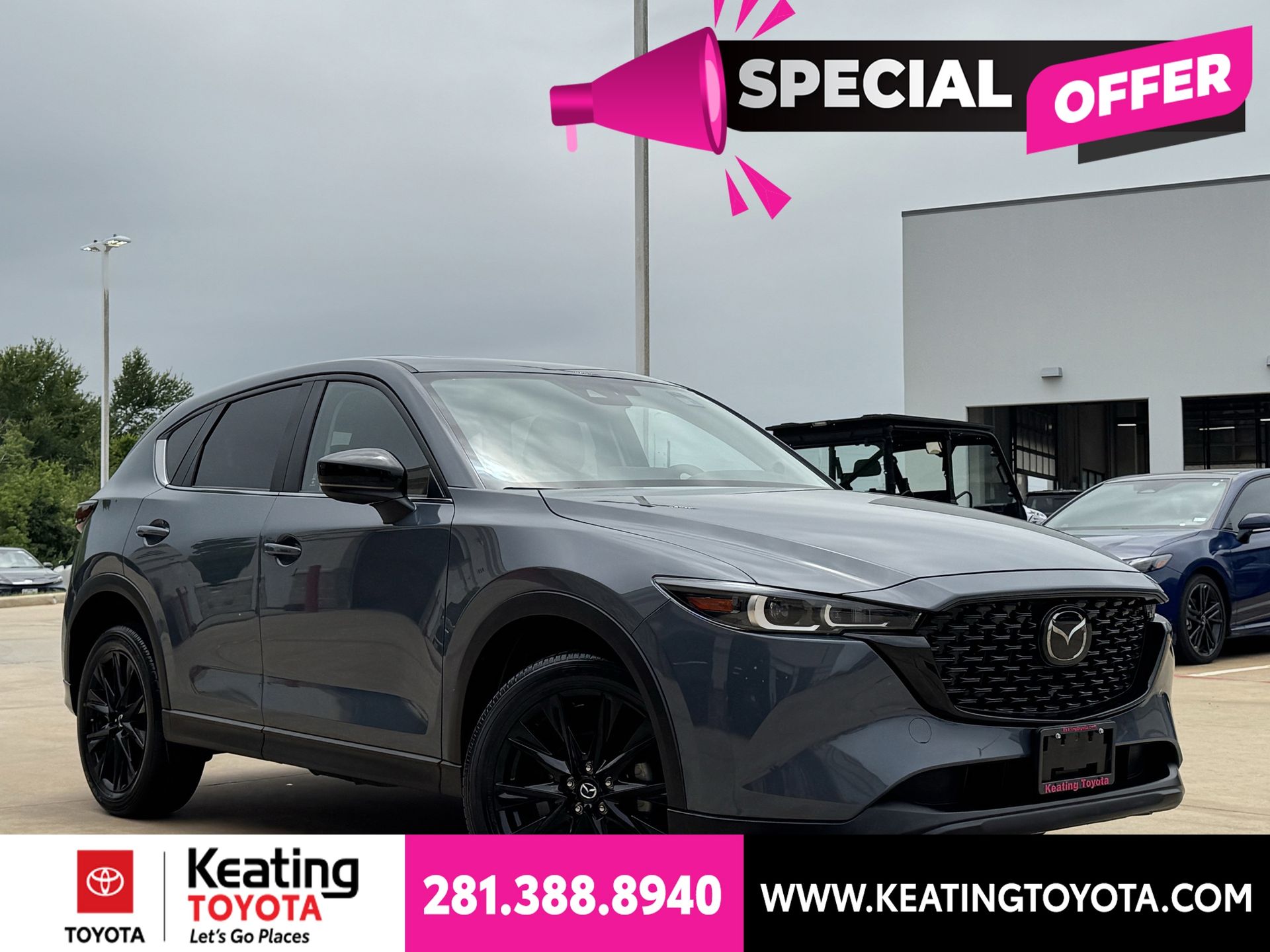Polymetal Gray Metallic 2025 Mazda CX-5 2.5 S Carbon Edition AWD SUV / Crossover All-Wheel Drive 6-Speed Automatic