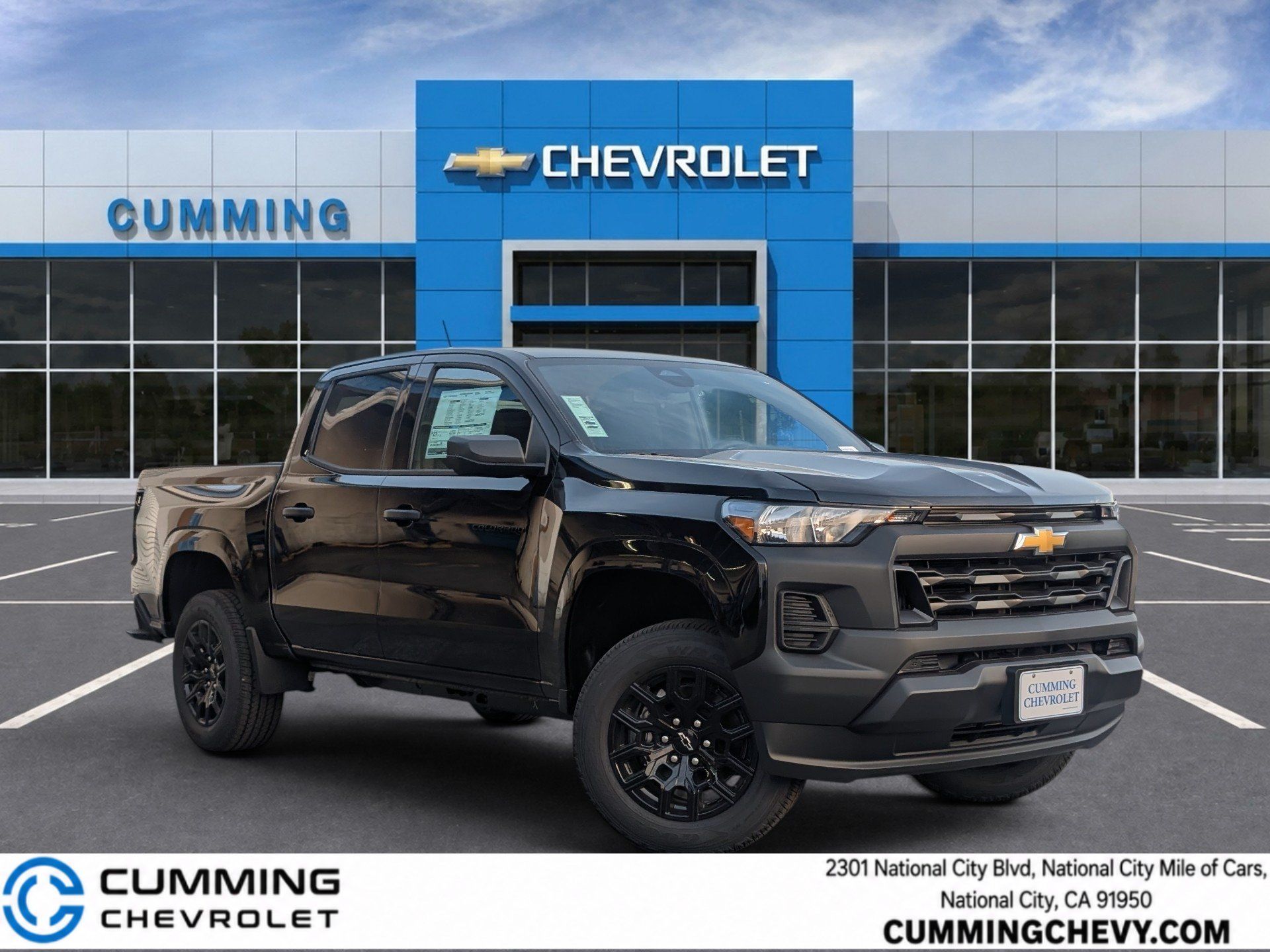Black 2026 Chevrolet Colorado Pickup Truck 4X2 8-Speed Automatic