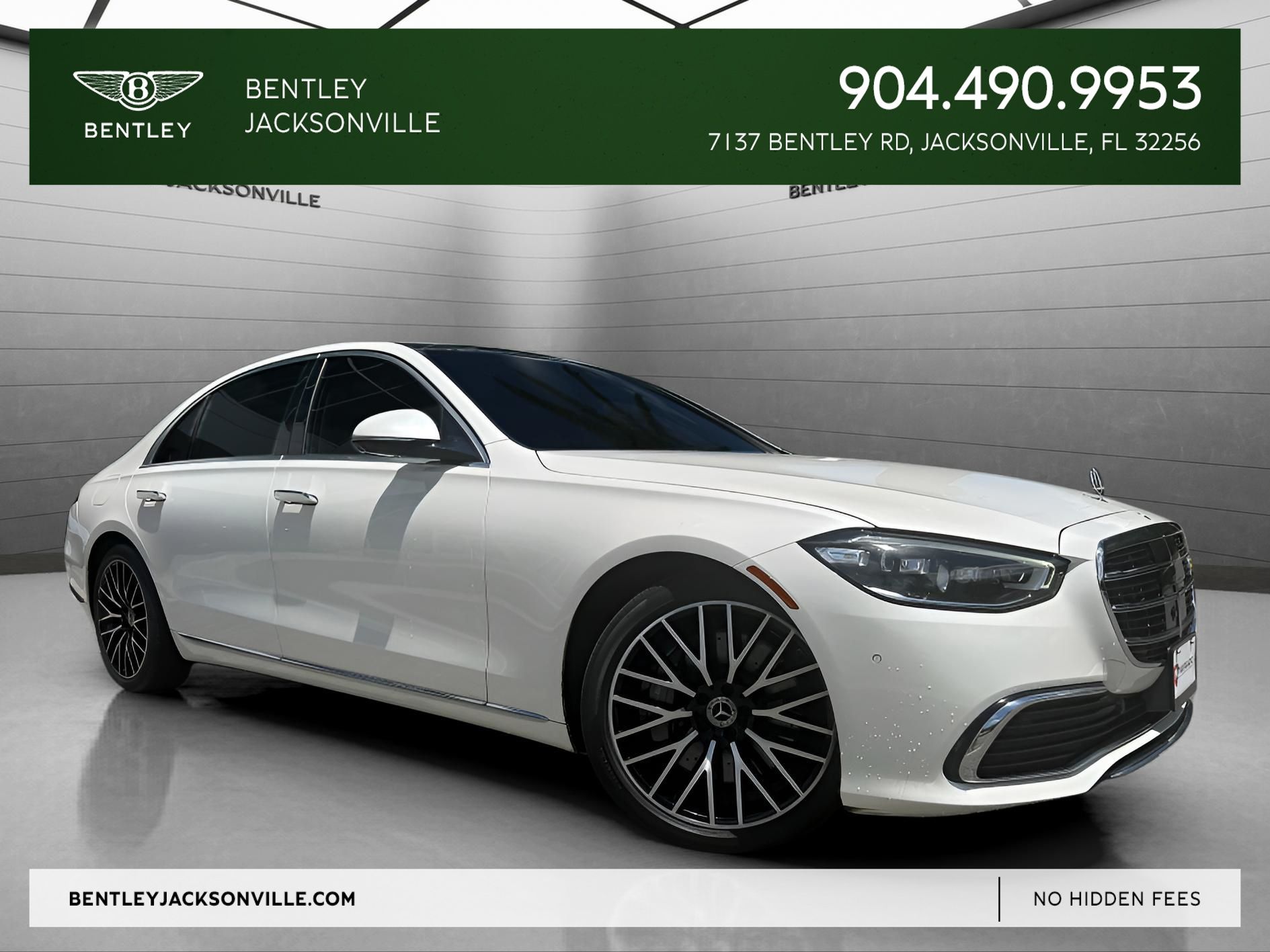 MANUFAKTUR Diamond White 2022 Mercedes-Benz S-Class Sedan All-Wheel Drive 9-Speed Automatic