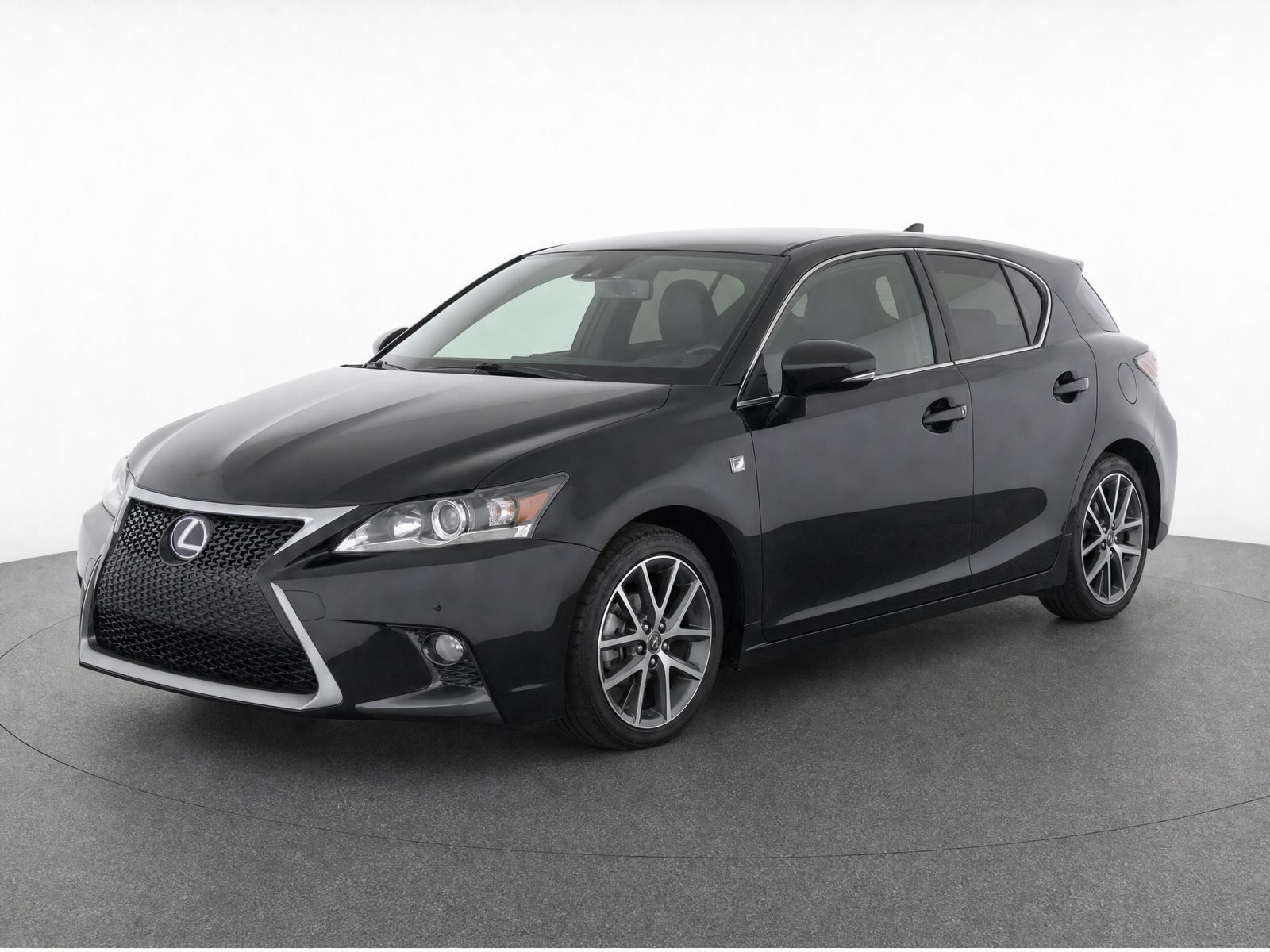 Black (Obsidian) 2015 Lexus CT Hybrid Wagon Front-Wheel Drive Continuously Variable Transmission