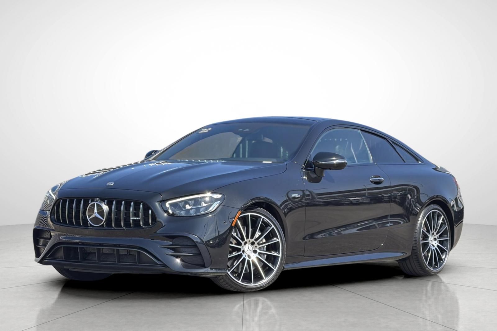 Obsidian Black Metallic 2022 Mercedes-Benz E-Class Coupe All-Wheel Drive 9-Speed Automatic