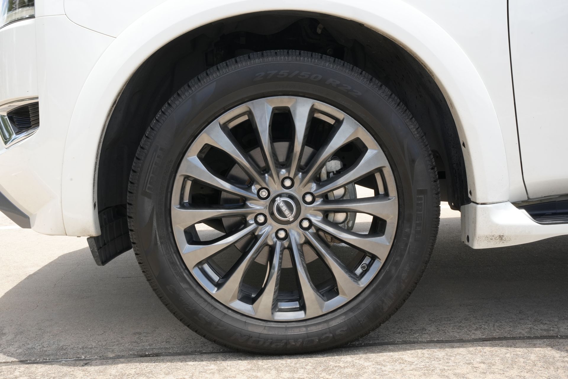2023 Nissan Armada Platinum White at DeMontrond Ford