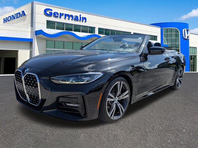 Black Sapphire Metallic 2023 BMW 4 Series Convertible Rear-Wheel Drive 8-Speed Automatic