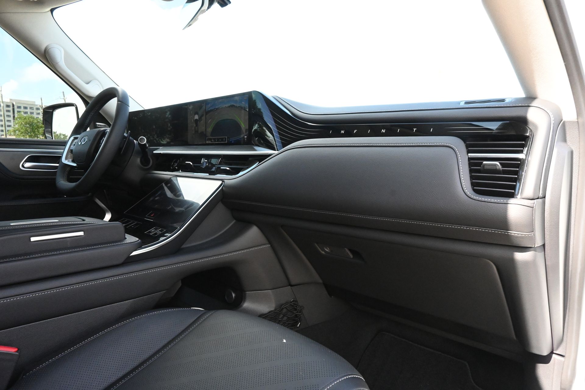 2026 INFINITI QX80 LUXE White at Genesis of Spring