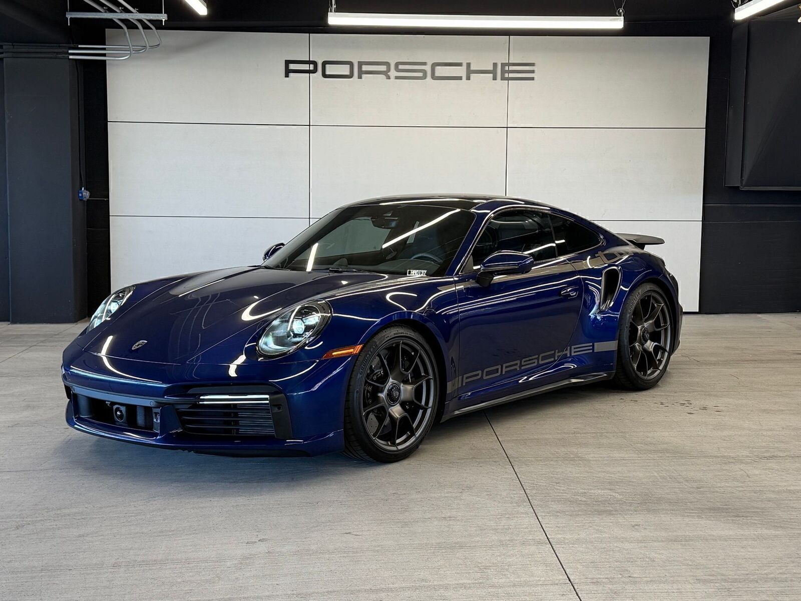Gentian Blue Metallic 2025 Porsche 911 Turbo Coupe AWD Coupe All-Wheel Drive 8-Speed Automatic
