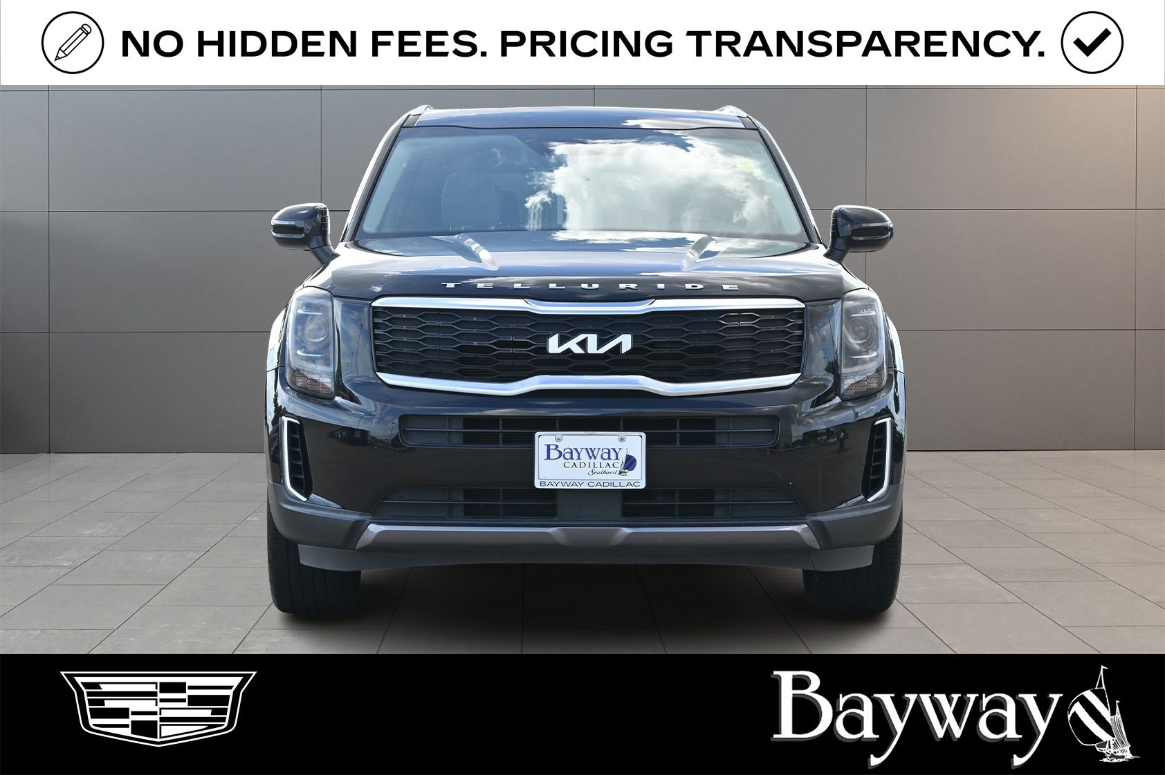 2022 Kia Telluride S Black at DeMontrond Auto Country