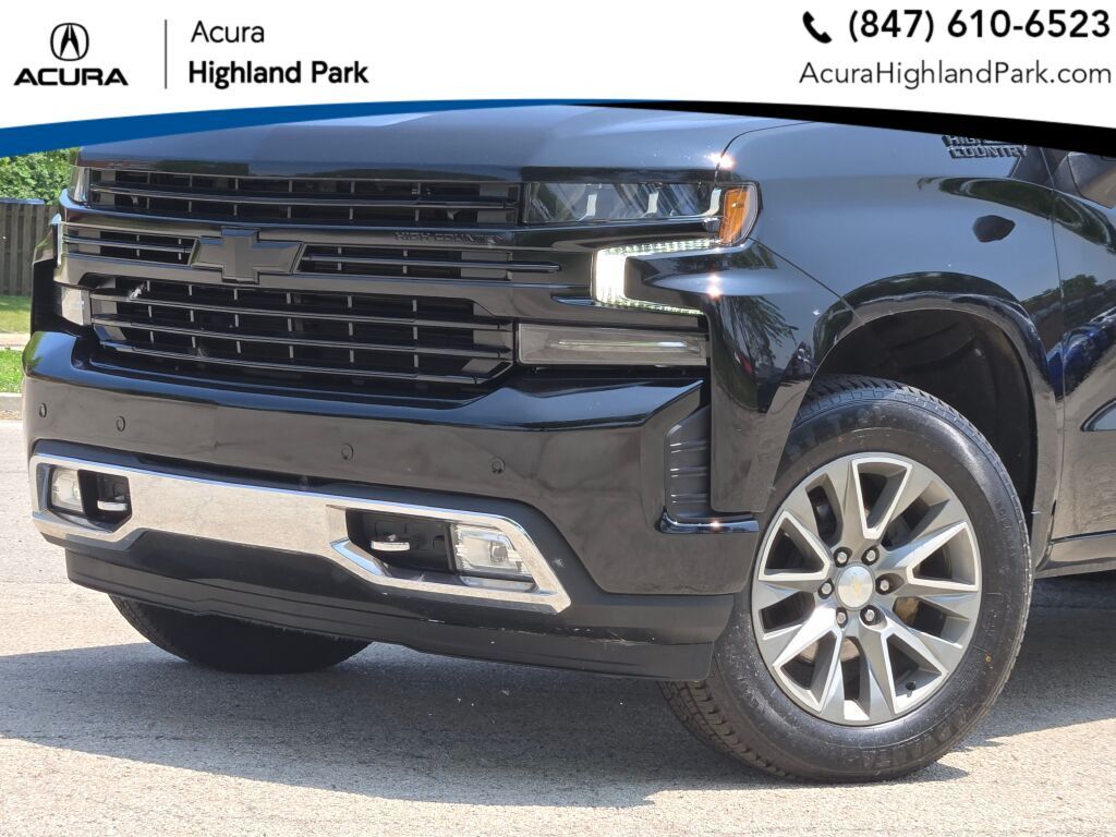 Used 2021 Chevrolet Silverado 1500 High Country with VIN 1GCUYHED1MZ420727 for sale in Highland Park, IL