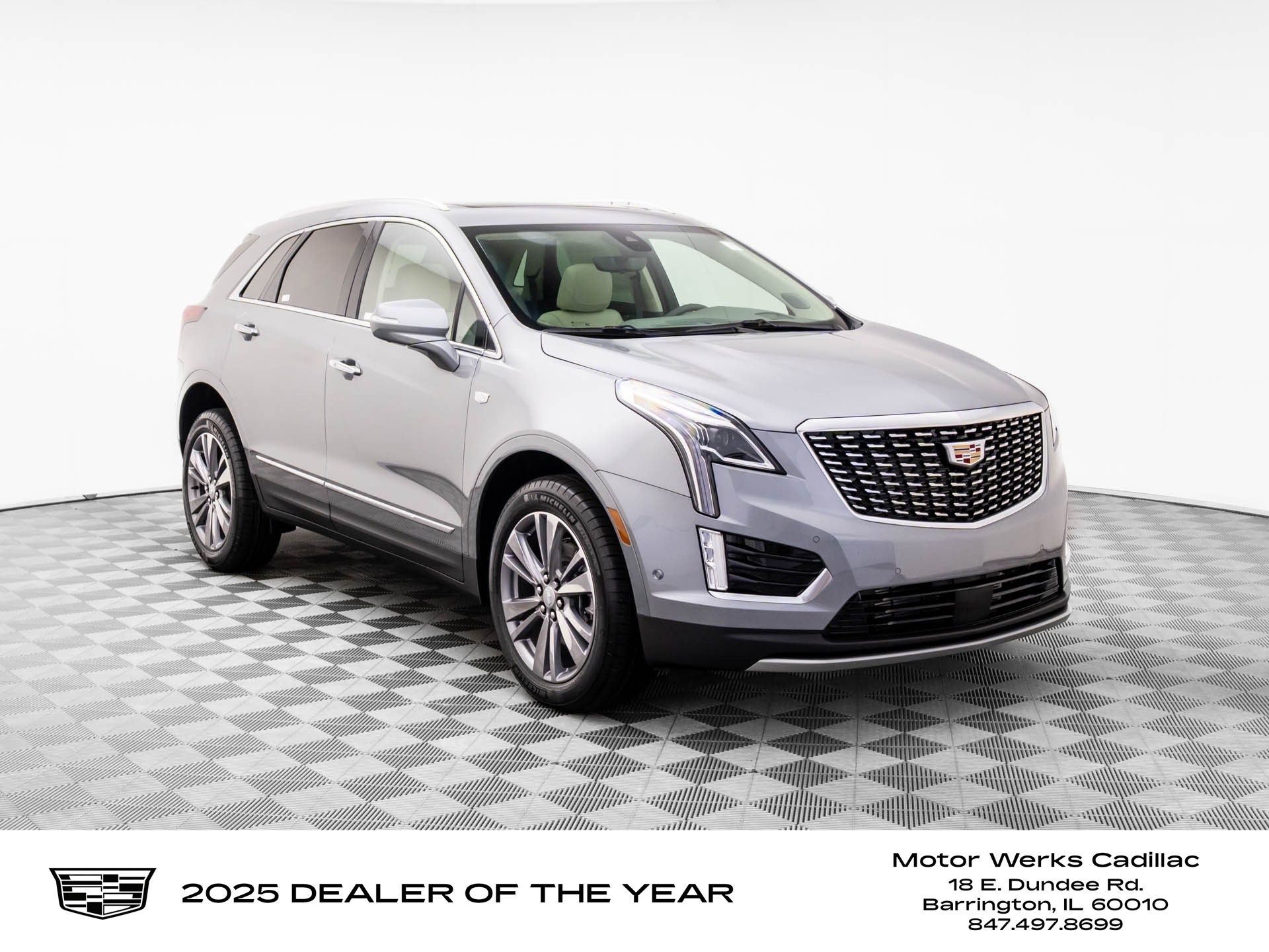 Argent Silver Metallic 2026 Cadillac XT5 Premium Luxury AWD SUV / Crossover Four-Wheel Drive 9-Speed Automatic