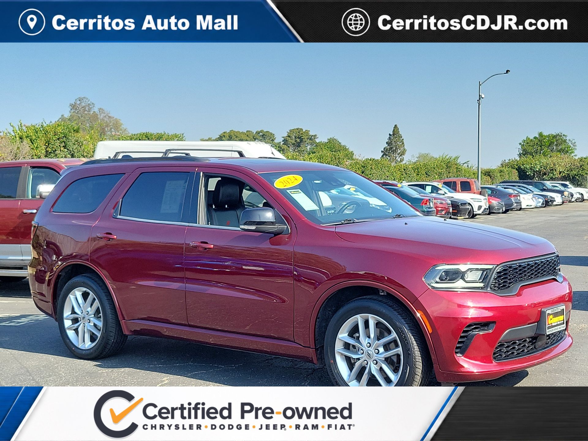 Octane Red Pearlcoat 2024 Dodge Durango SUV / Crossover Rear-Wheel Drive 8-Speed Automatic