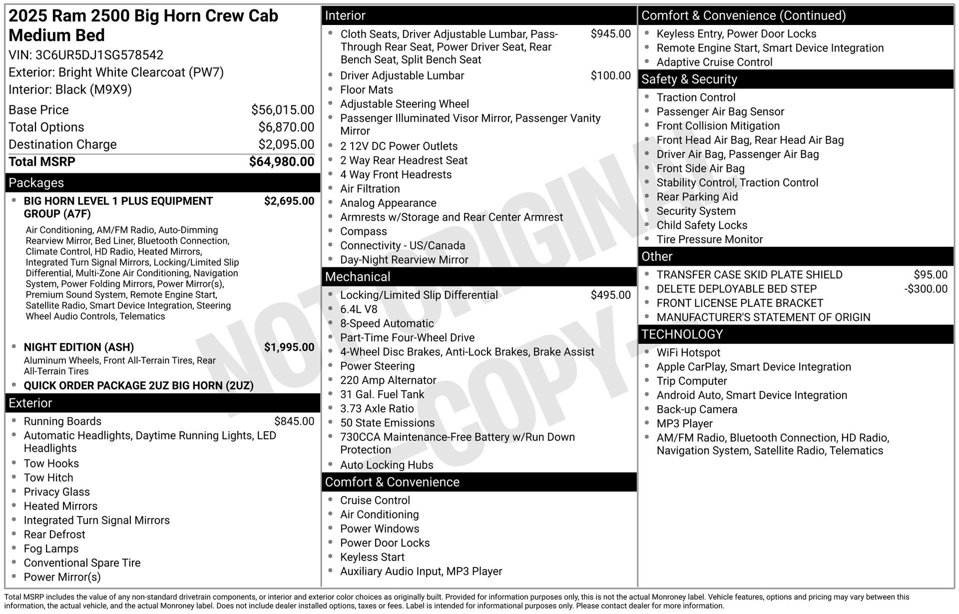 2025 RAM 2500 - Image 3