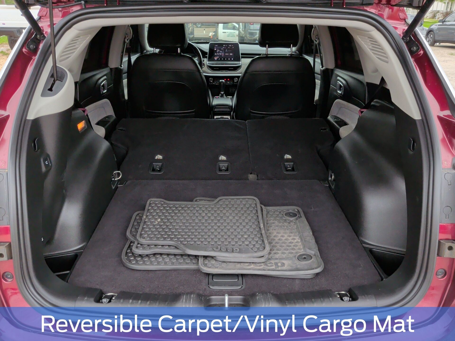 2022 Jeep Compass Latitude Red at AutoSavvy Houston Northwest