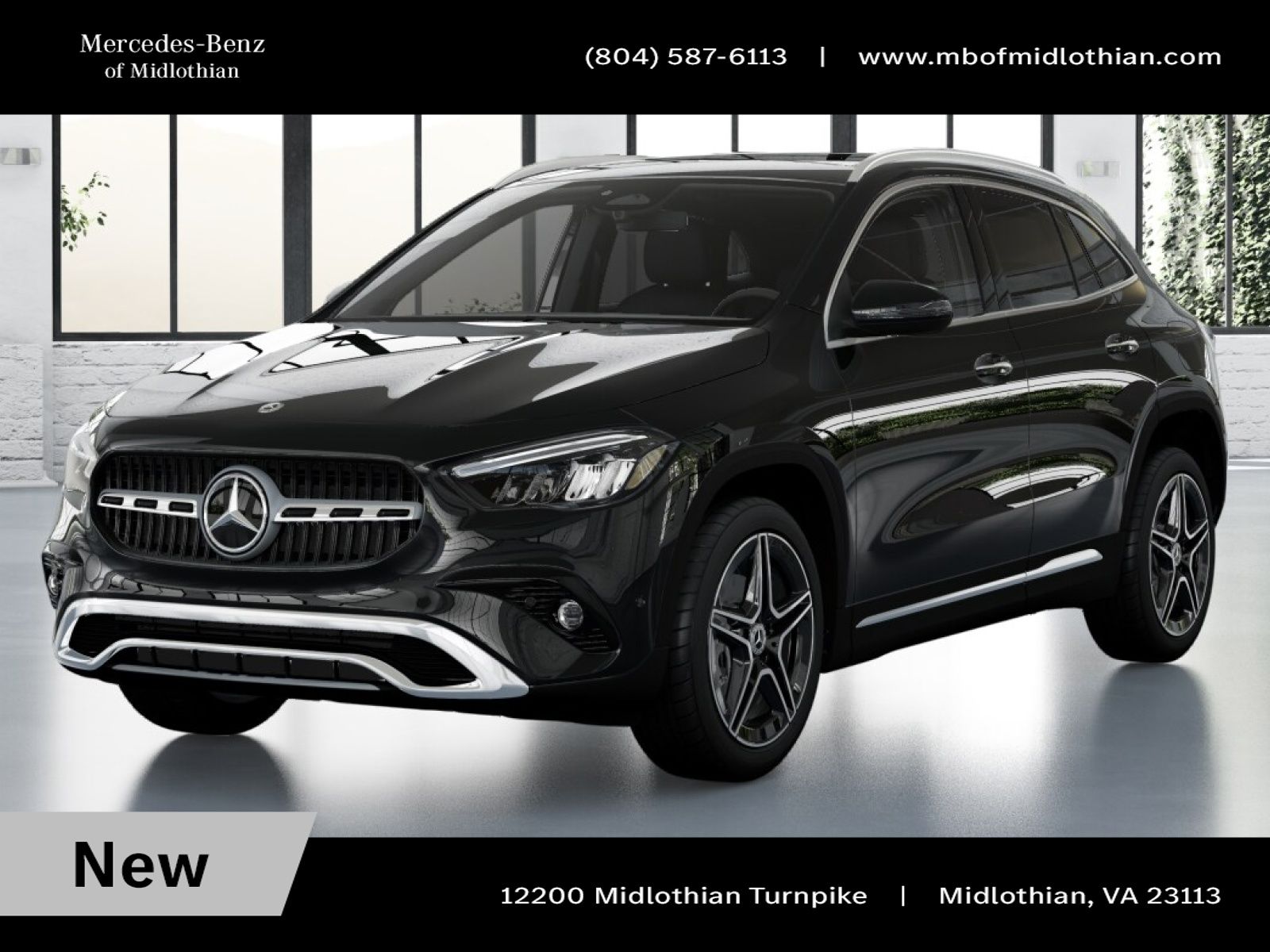Night Black 2026 Mercedes-Benz GLA SUV / Crossover All-Wheel Drive 8-Speed Dual Clutch