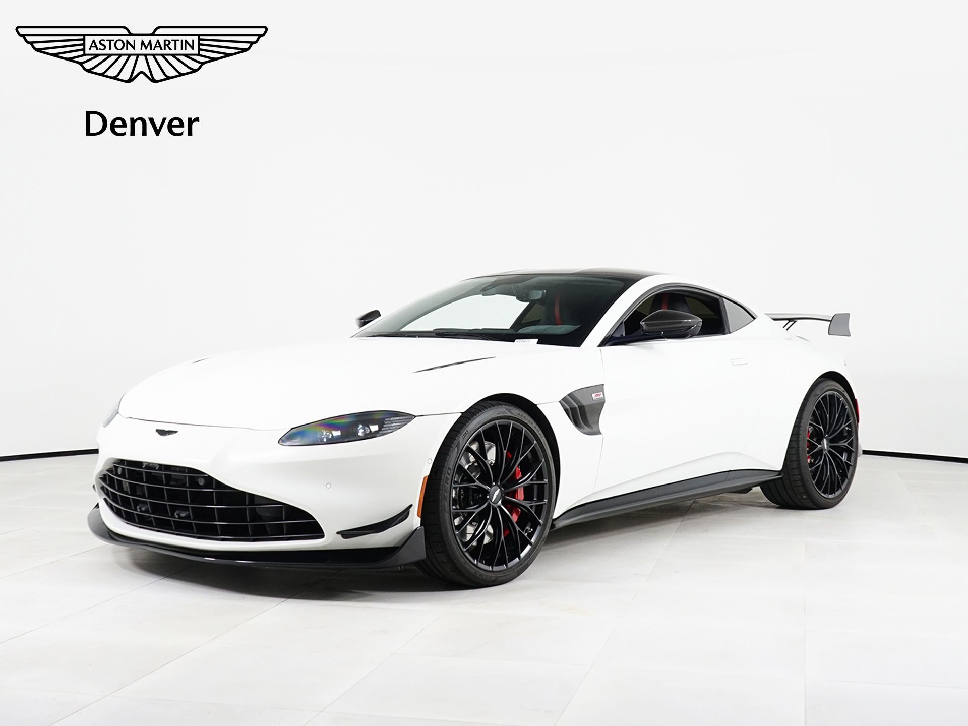 Q Satin Lunar White 2023 Aston Martin Vantage Coupe Rear-Wheel Drive 8-Speed Automatic