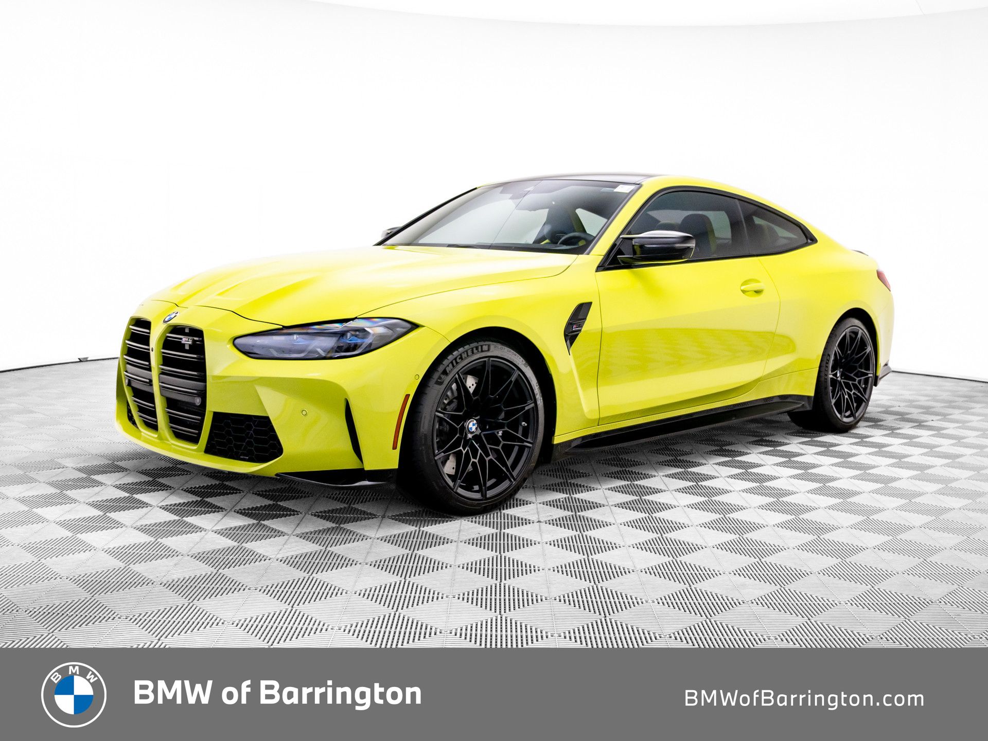 Sao Paulo Yellow 2024 BMW M4 Coupe All-Wheel Drive 8-Speed Automatic