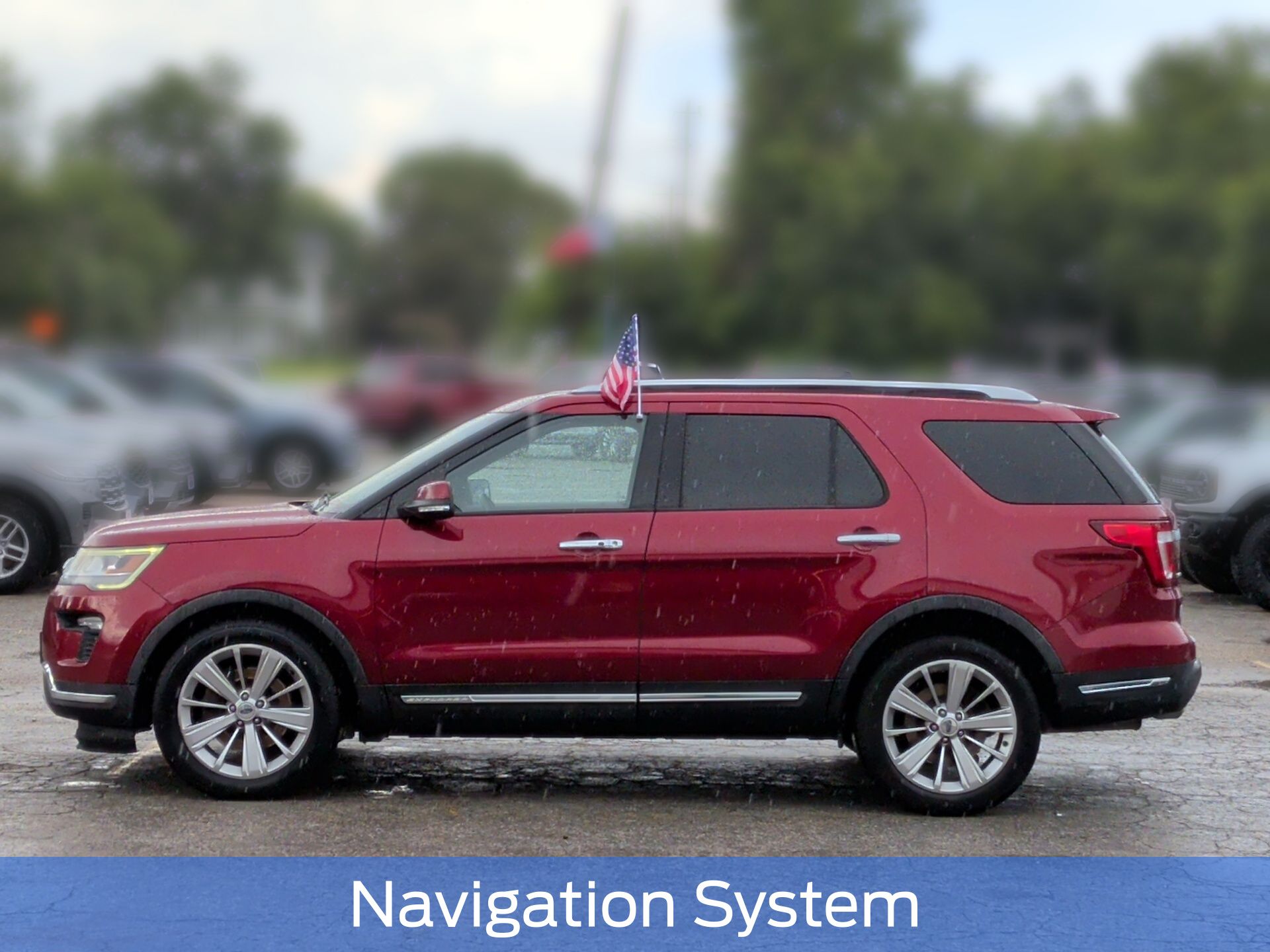 2019 Ford Explorer Limited Red at Autostrade