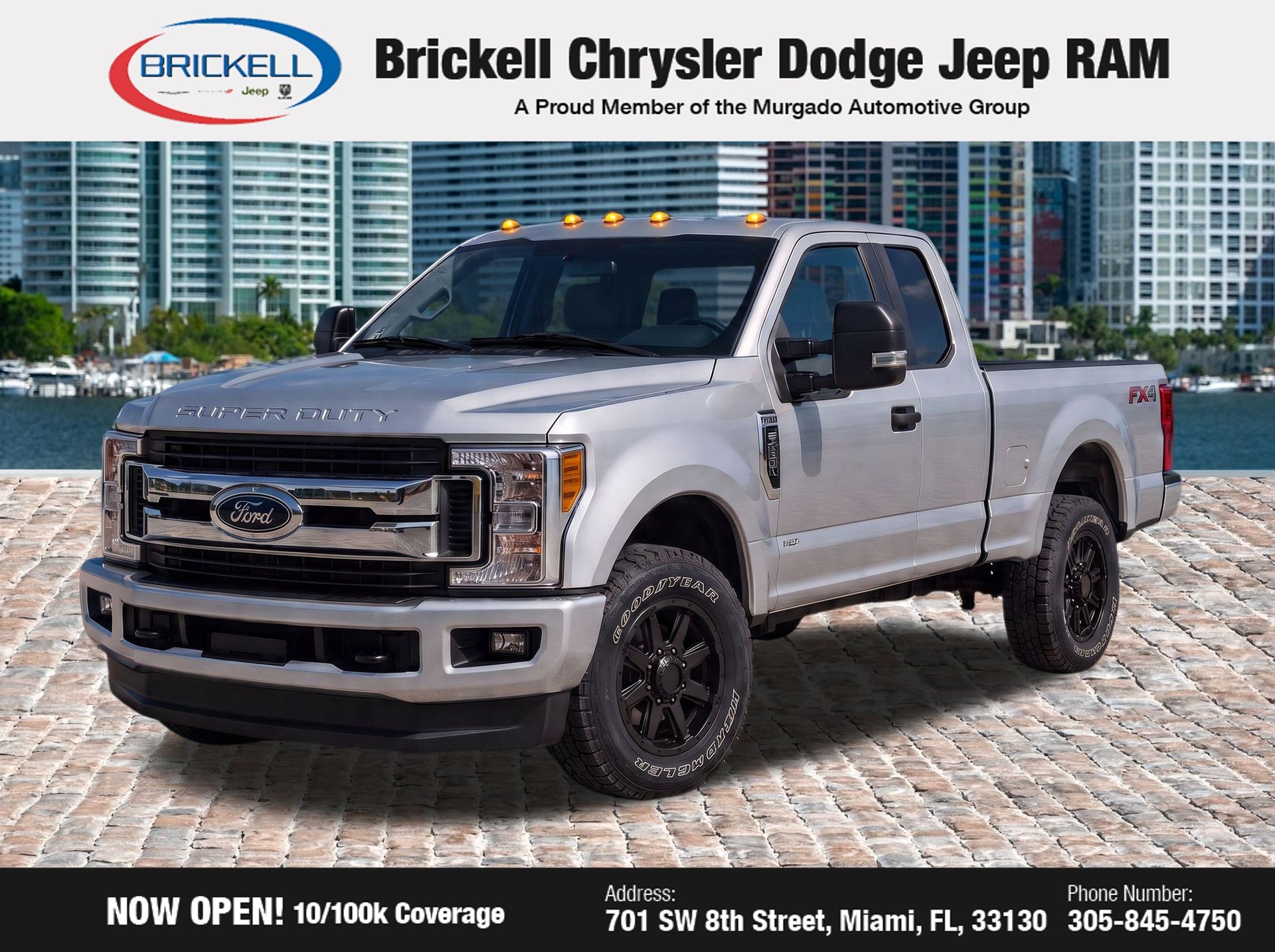 Ingot Silver 2017 Ford F-250 Super Duty Pickup Truck Four-Wheel Drive 6-Speed Automatic