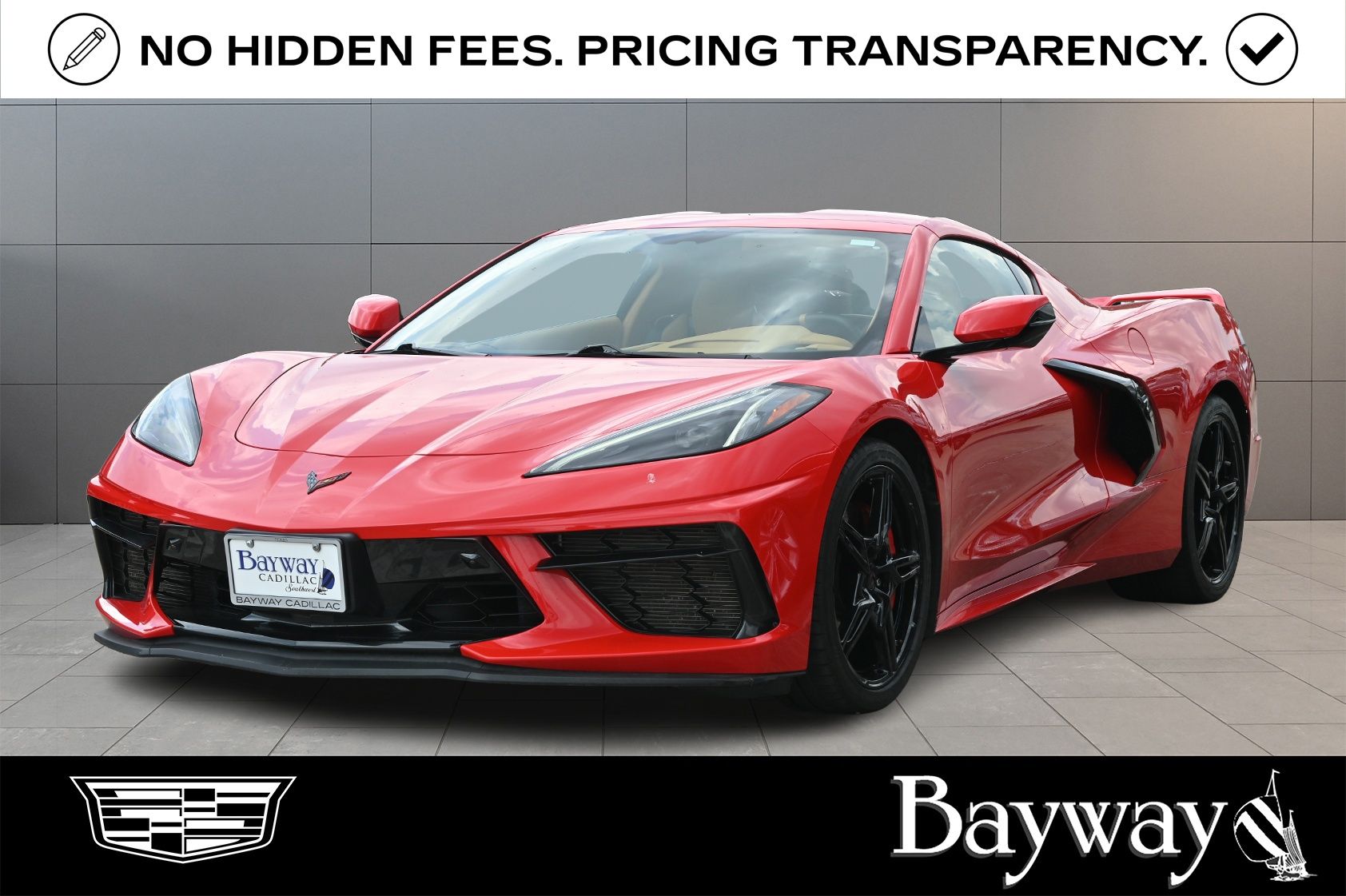 2021 Chevrolet Corvette Stingray Red at Bayway Cadillac of The Woodlands