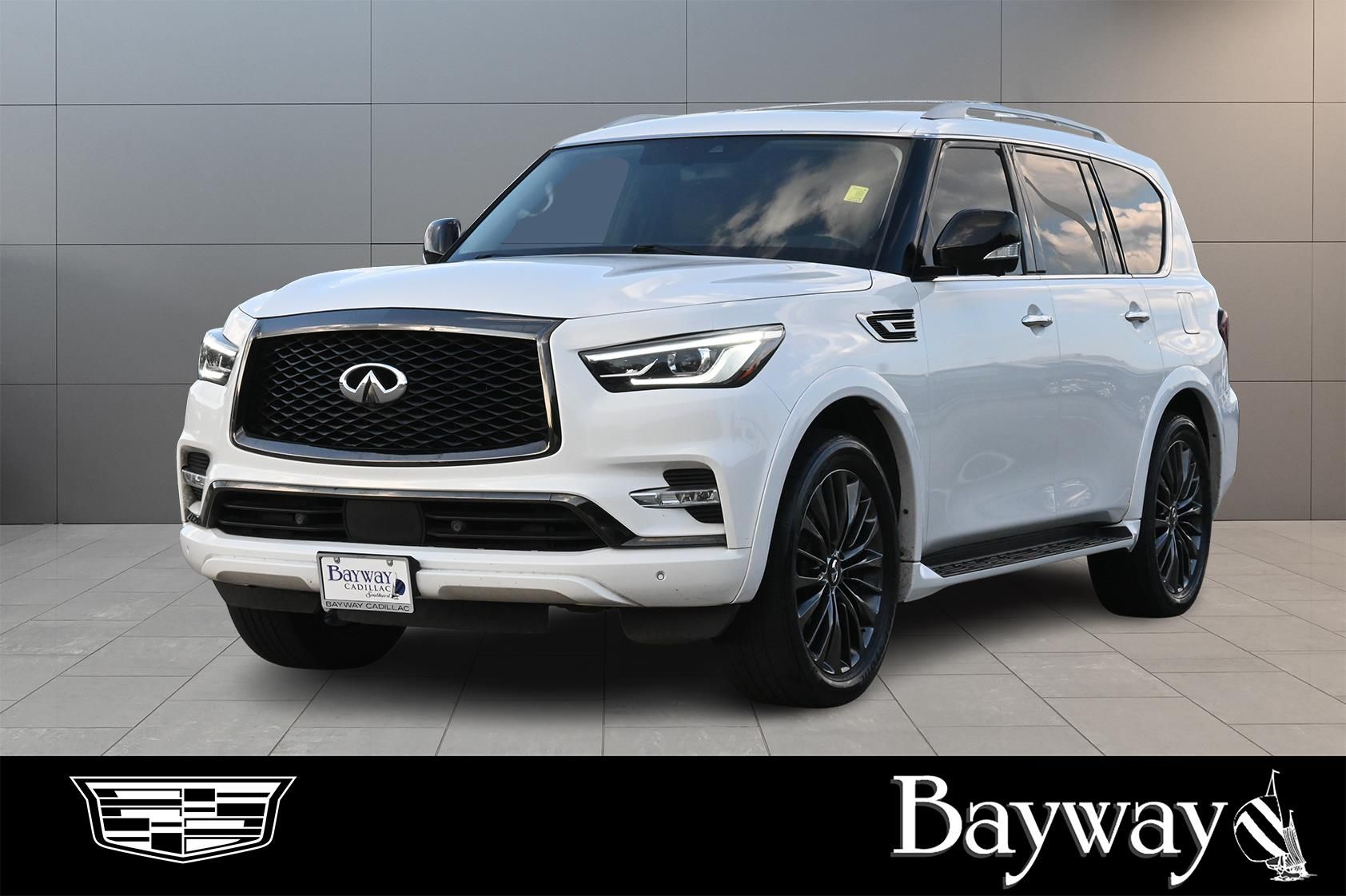 2021 INFINITI QX80 Premium Select White at Westside Lexus
