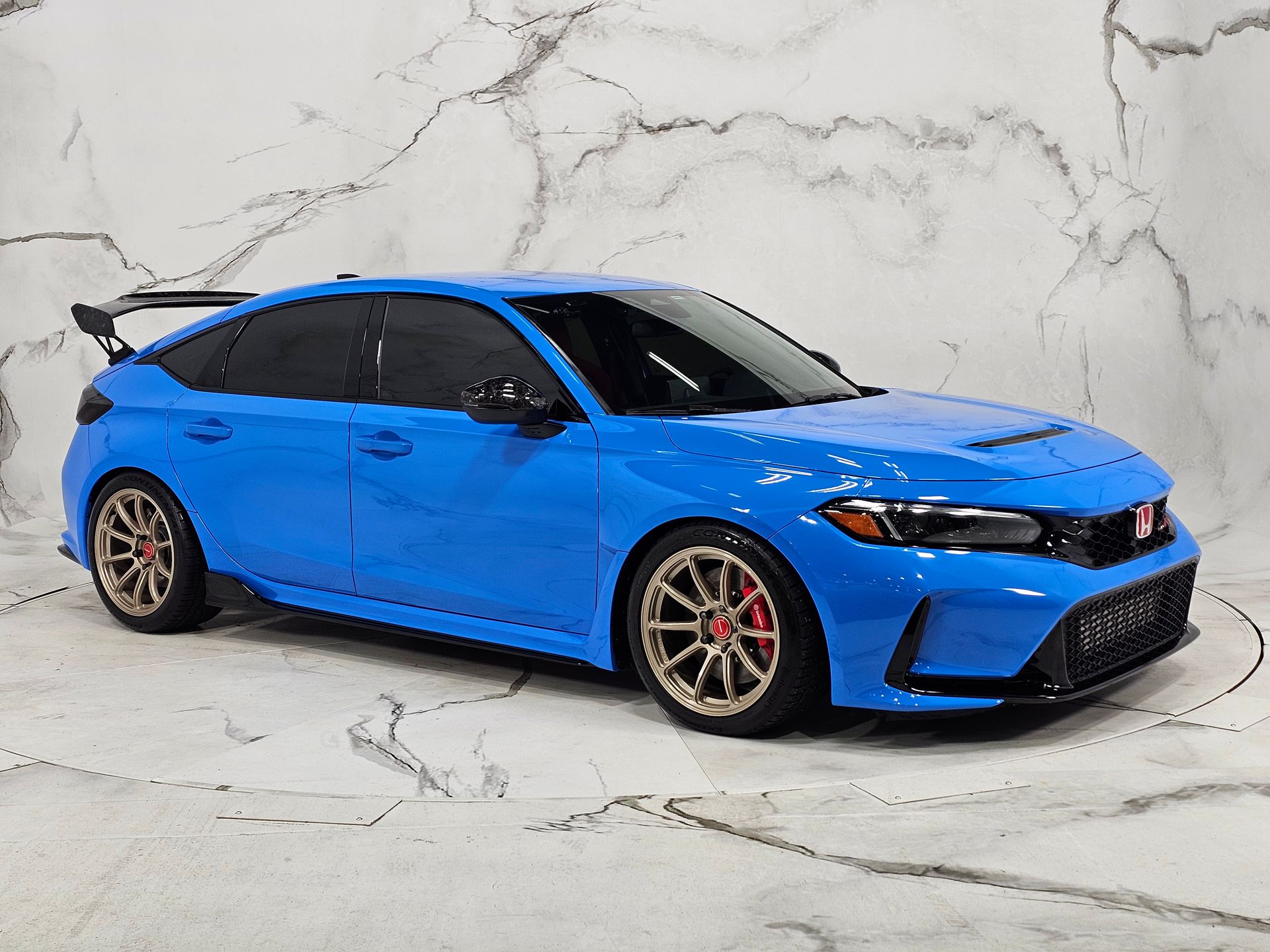 Blue 2025 Honda Civic Type R FWD Hatchback Front-Wheel Drive 6-Speed Manual