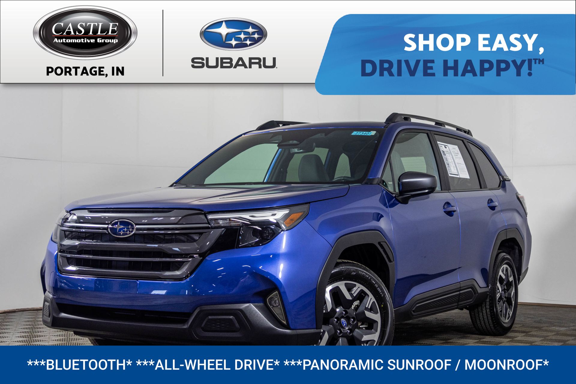 Daybreak Blue Pearl 2026 Subaru Forester Crossover AWD SUV / Crossover All-Wheel Drive Continuously Variable Transmission