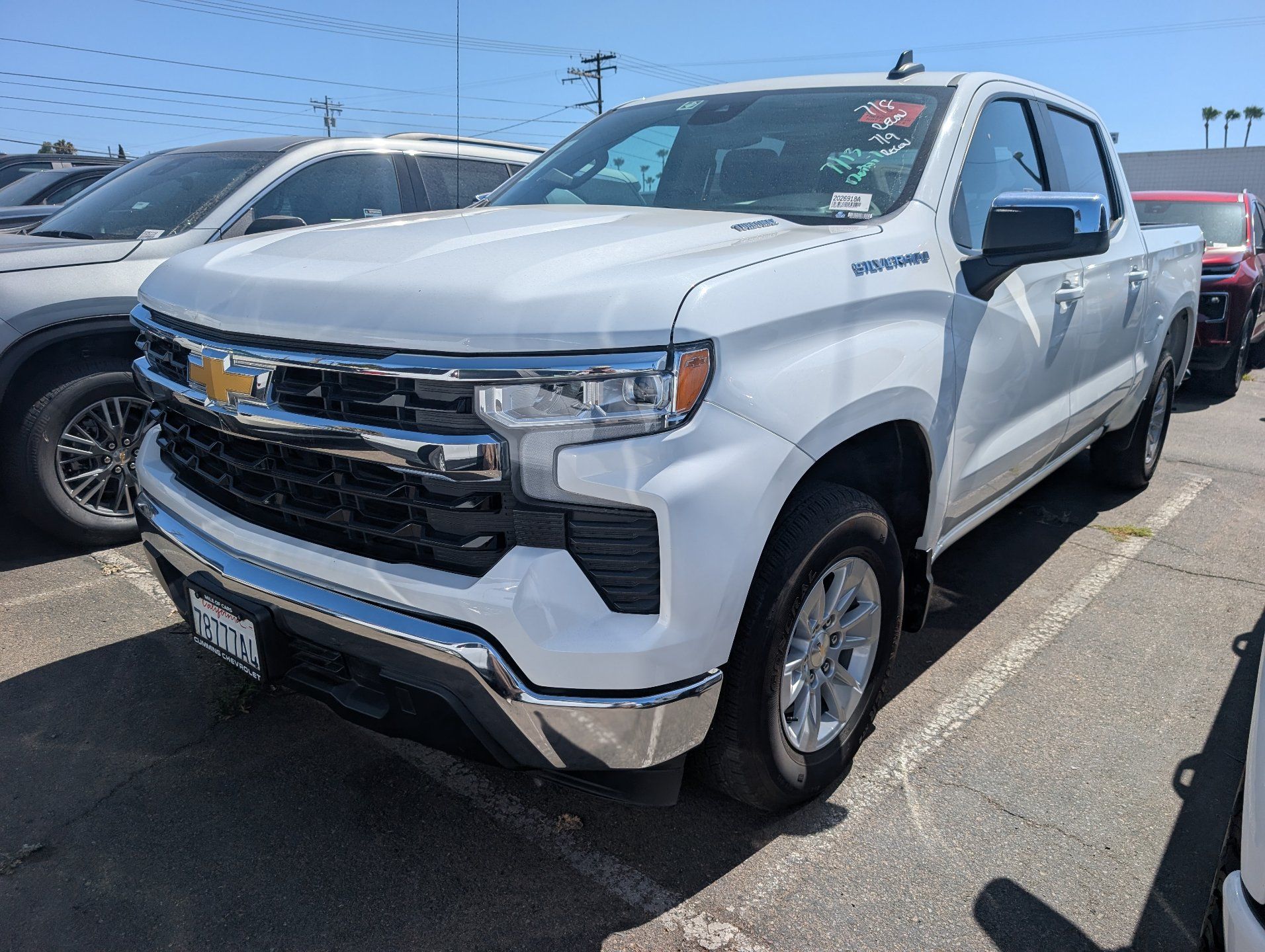 Summit White 2024 Chevrolet Silverado 1500 Pickup Truck 4X2 8-Speed Automatic