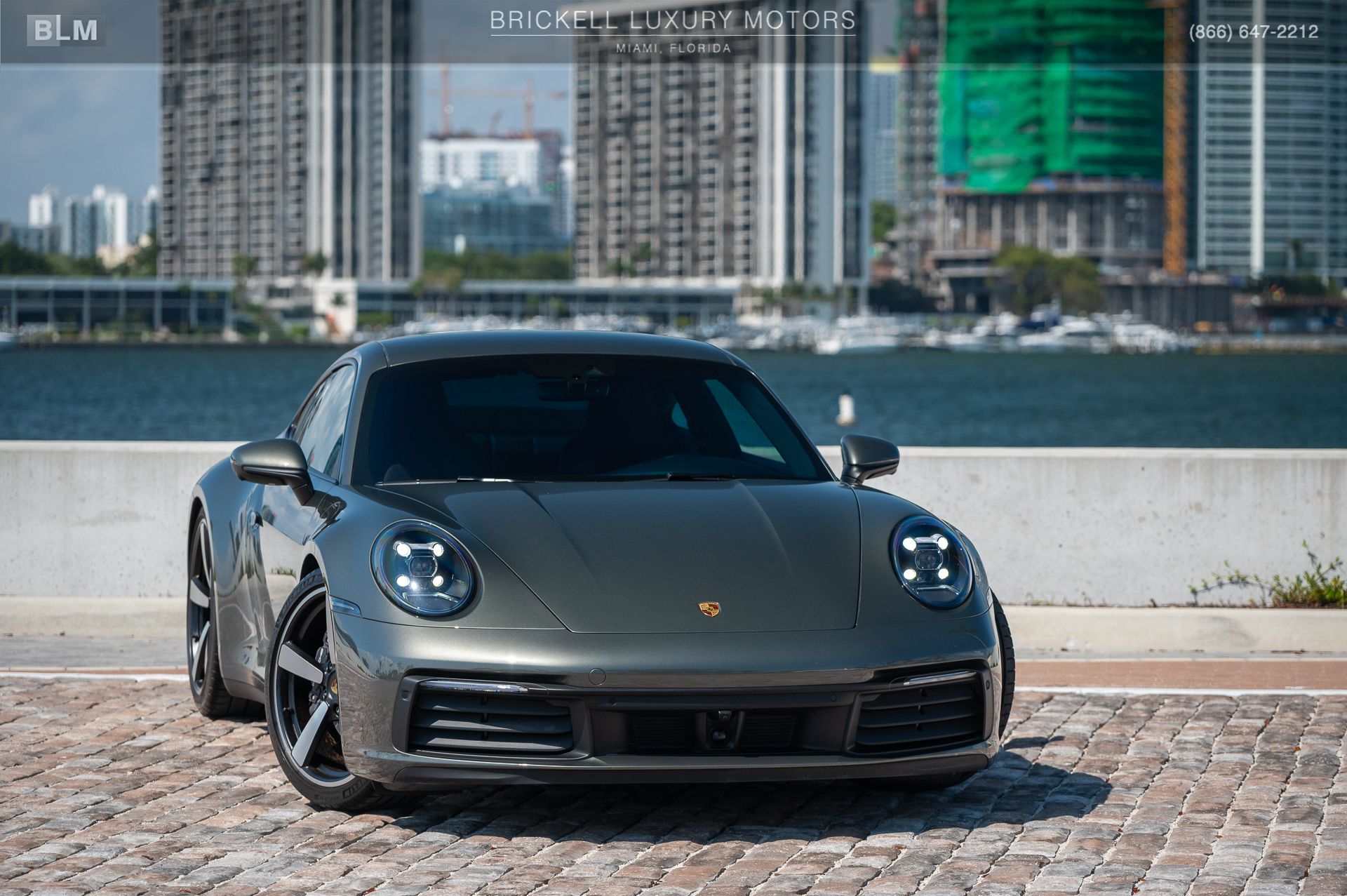 Used Aventurine Green Metallic 2022 Porsche 911 Carrera for Sale
