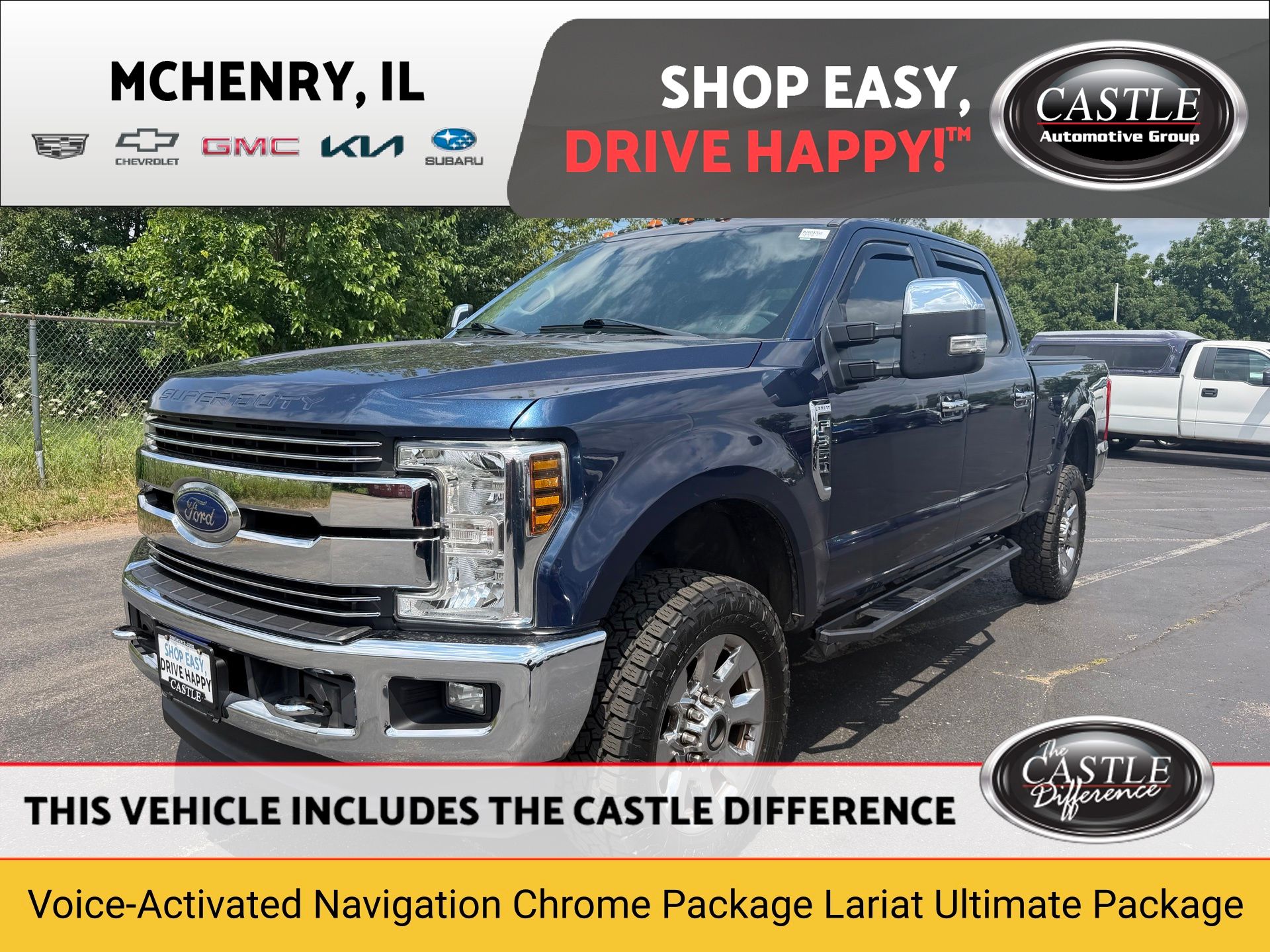 Blue Jeans Metallic 2018 Ford F-350 Super Duty Pickup Truck Four-Wheel Drive 6-Speed Automatic