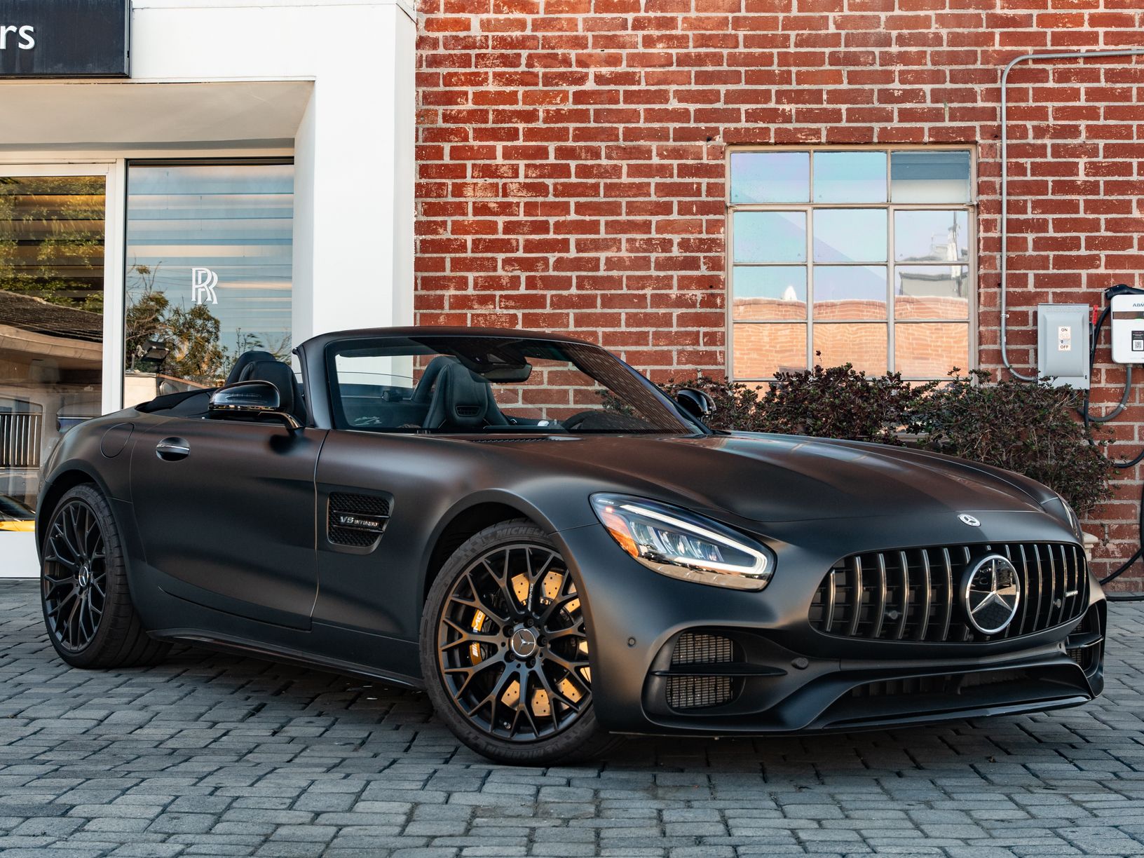 designo Graphite Gray Magno 2021 Mercedes-Benz AMG GT Convertible Rear-Wheel Drive 7-Speed Automatic