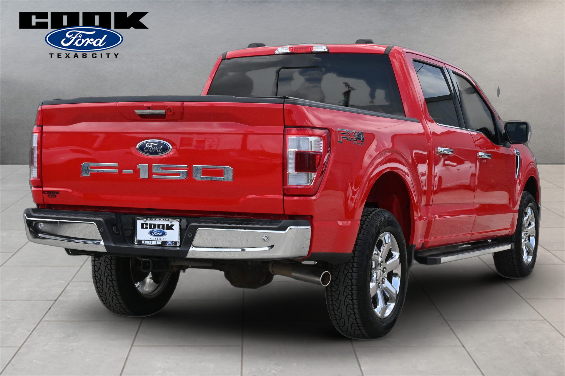 2023 Ford F-150 Lariat Red at EAG Ford Navasota