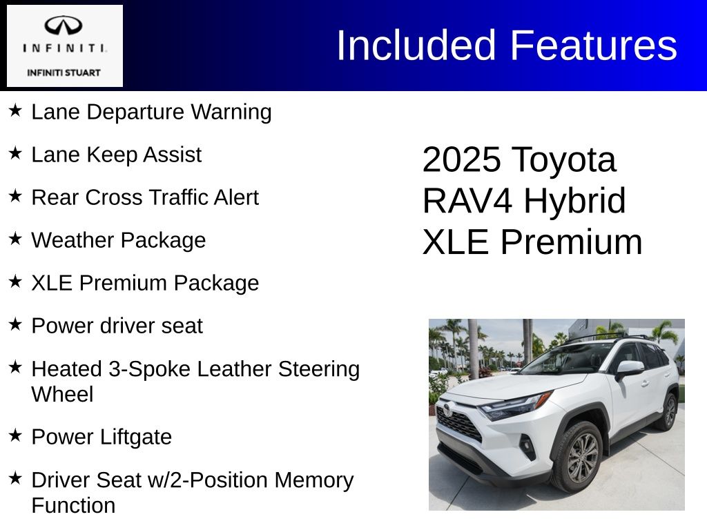 used 2025 Toyota RAV4 Hybrid car, priced at $39,750
