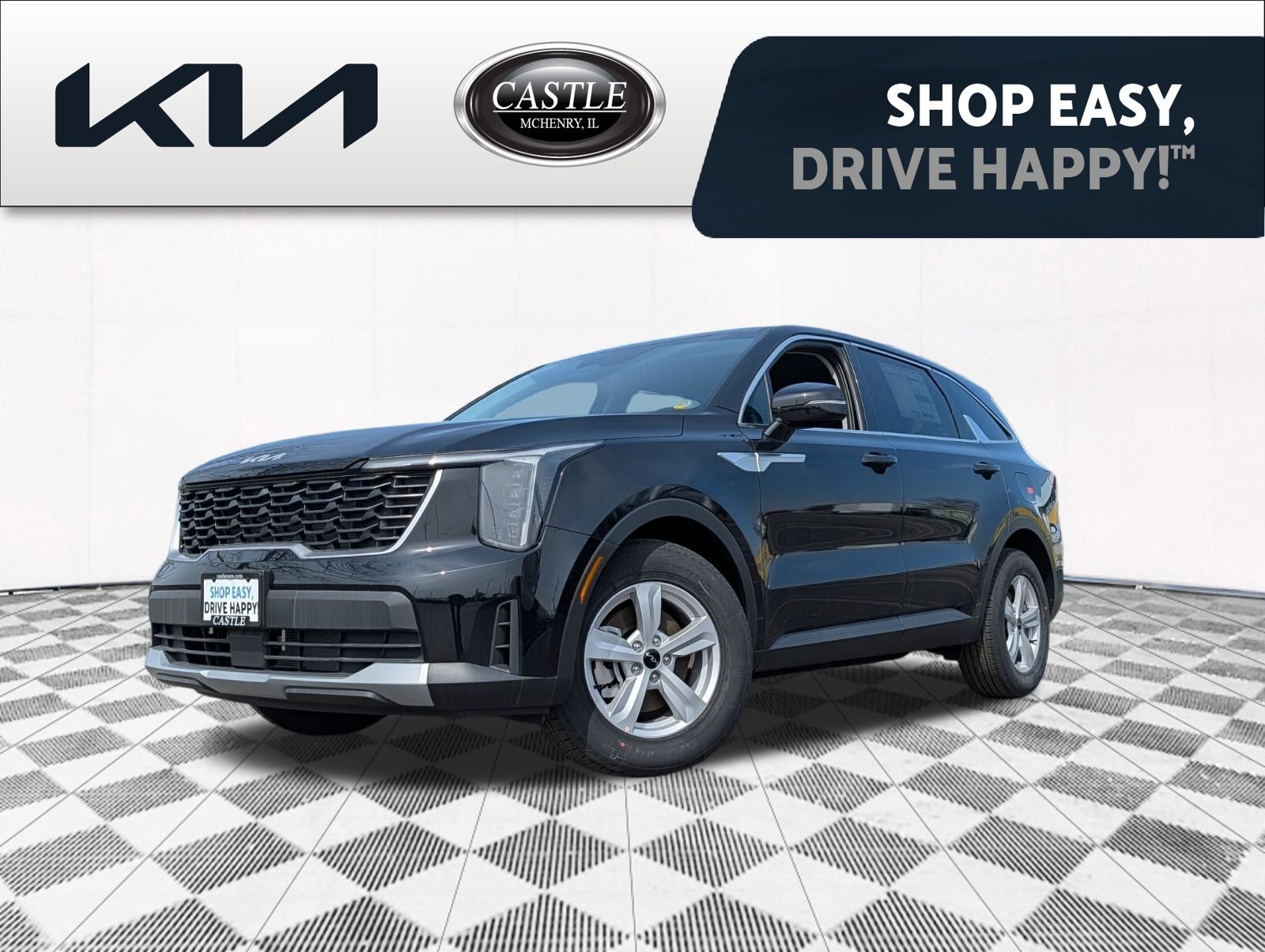 Ebony Black 2026 Kia Sorento LX FWD SUV / Crossover Front-Wheel Drive 8-Speed Automatic