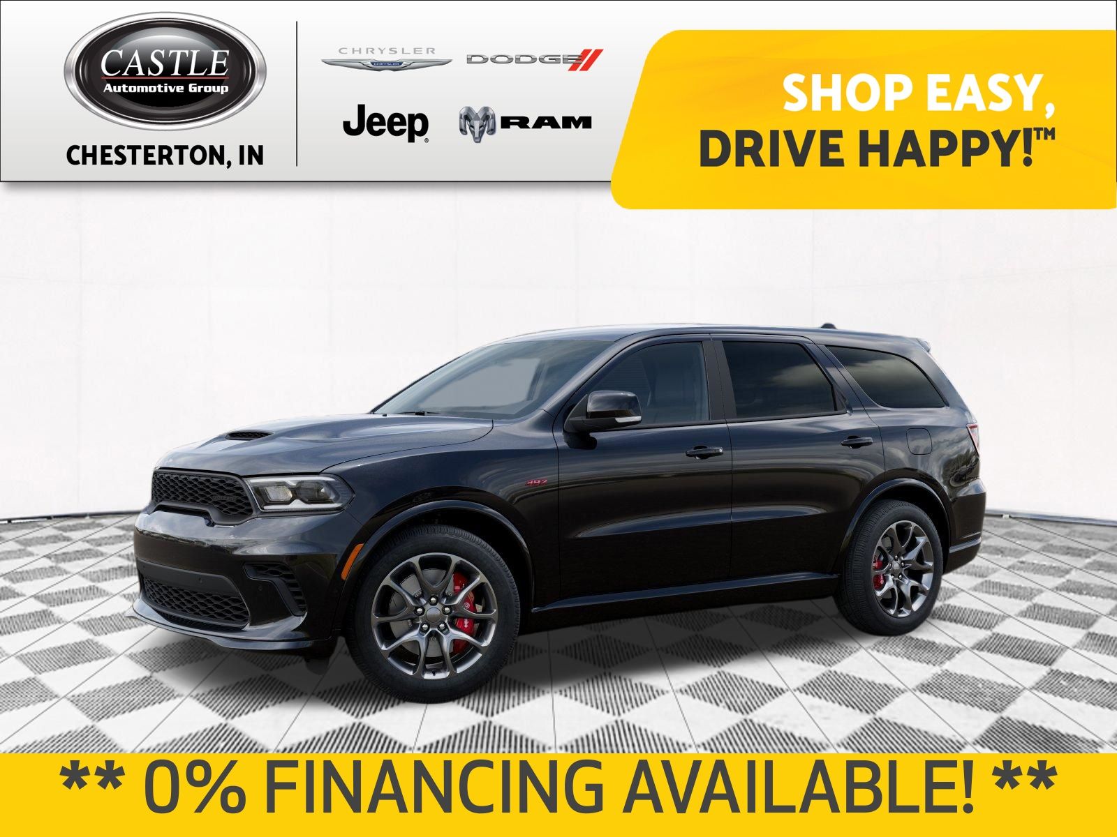 DB Black Crystal Clearcoat 2026 Dodge Durango SUV / Crossover All-Wheel Drive 8-Speed Automatic