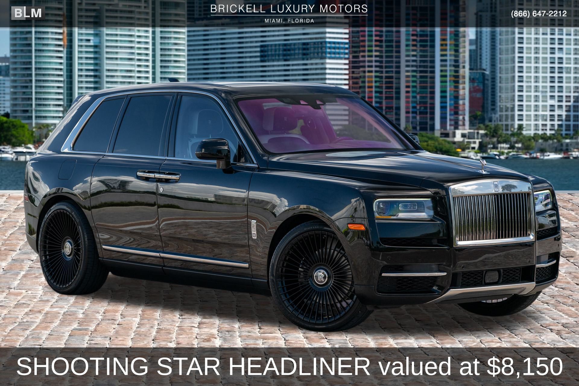 Black Diamond 2022 Rolls-Royce Cullinan SUV / Crossover All-Wheel Drive 8-Speed Automatic