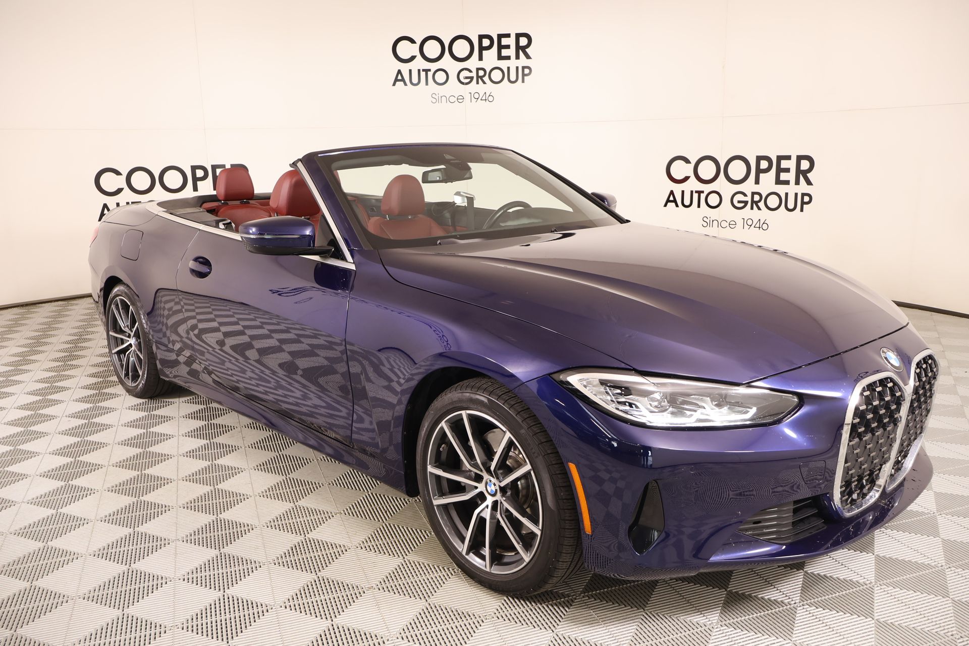 Tanzanite Blue II Metallic 2022 BMW 4 Series Convertible All-Wheel Drive 8-Speed Automatic