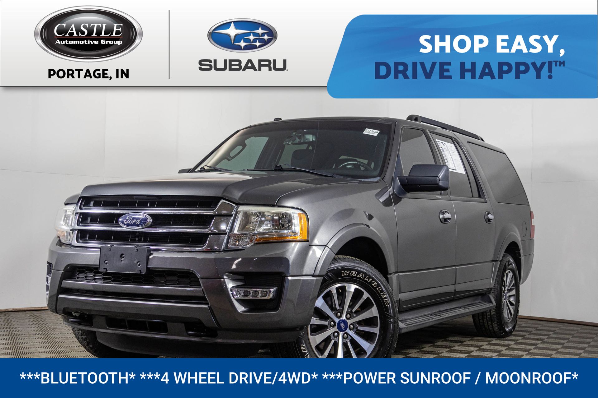 Gray (Magnetic) 2017 Ford Expedition EL XLT 4WD SUV / Crossover Four-Wheel Drive 6-Speed Automatic