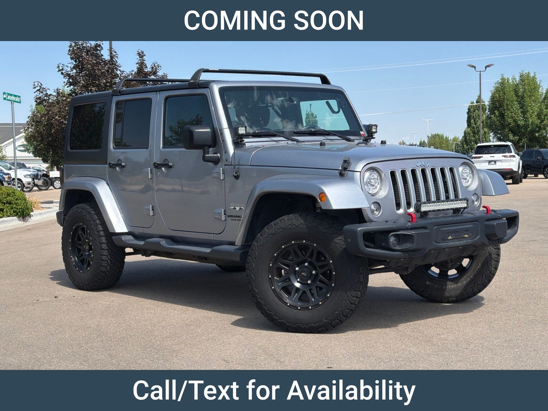 Billet Silver Metallic Clearcoat 2017 Jeep Wrangler SUV / Crossover Four-Wheel Drive Automatic