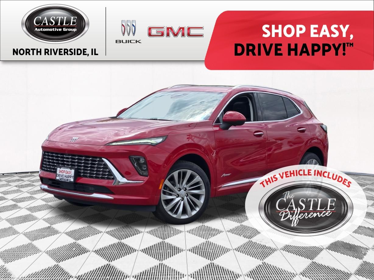 Brilliant Red 2025 Buick Envision SUV / Crossover All-Wheel Drive 9-Speed Automatic