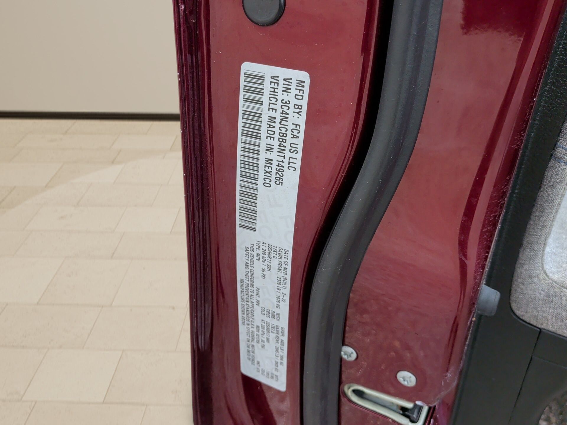 2022 Jeep Compass Latitude Red at Westside Lexus