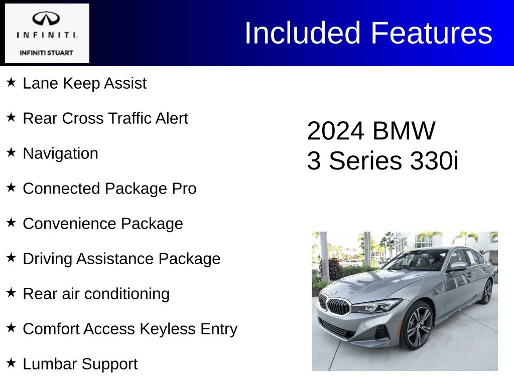 used 2024 BMW 3-Series car, priced at $38,576