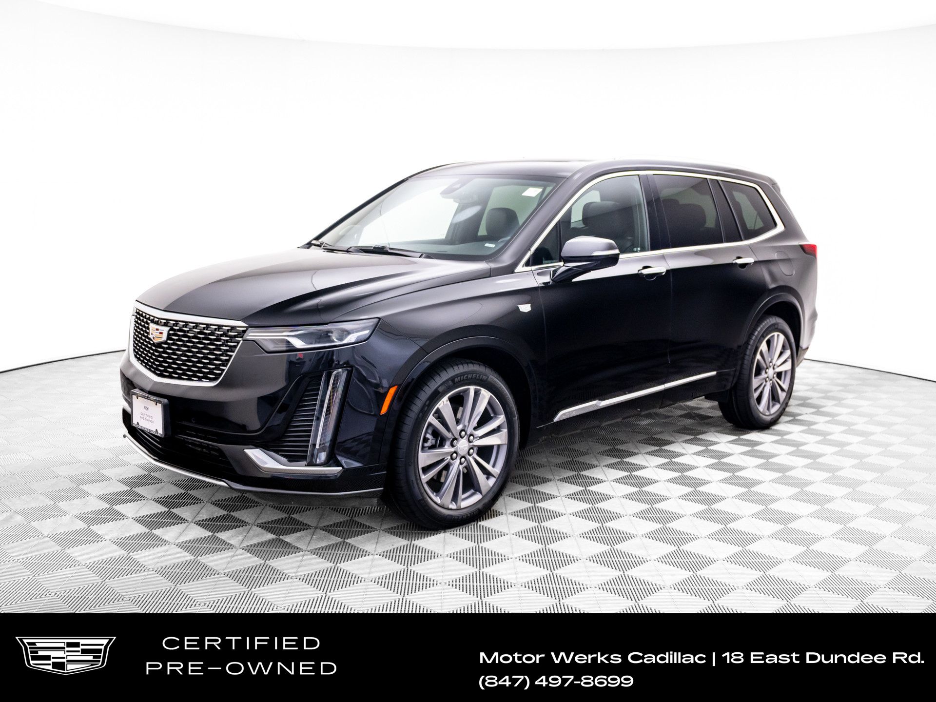 Stellar Black Metallic 2023 Cadillac XT6 SUV / Crossover Four-Wheel Drive 9-Speed Automatic