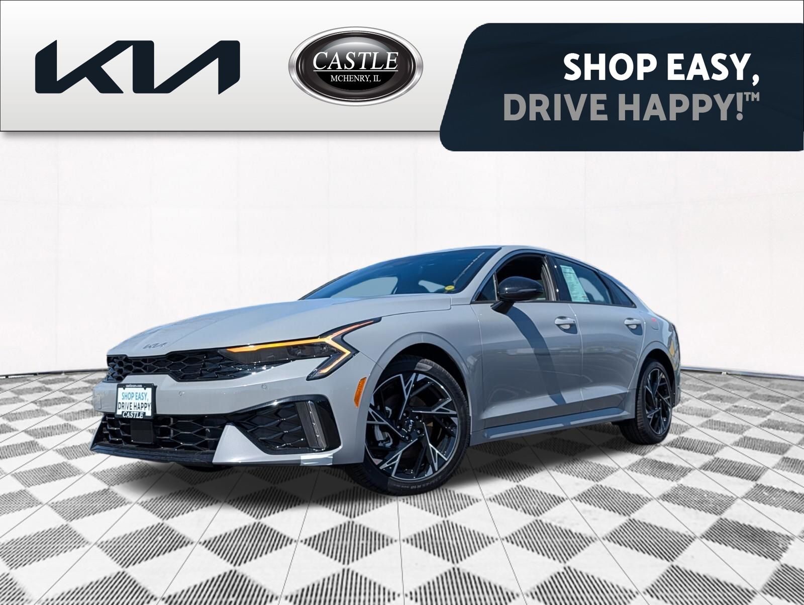 Wolf Gray 2026 Kia K5 GT-Line FWD Sedan Front-Wheel Drive 8-Speed Automatic