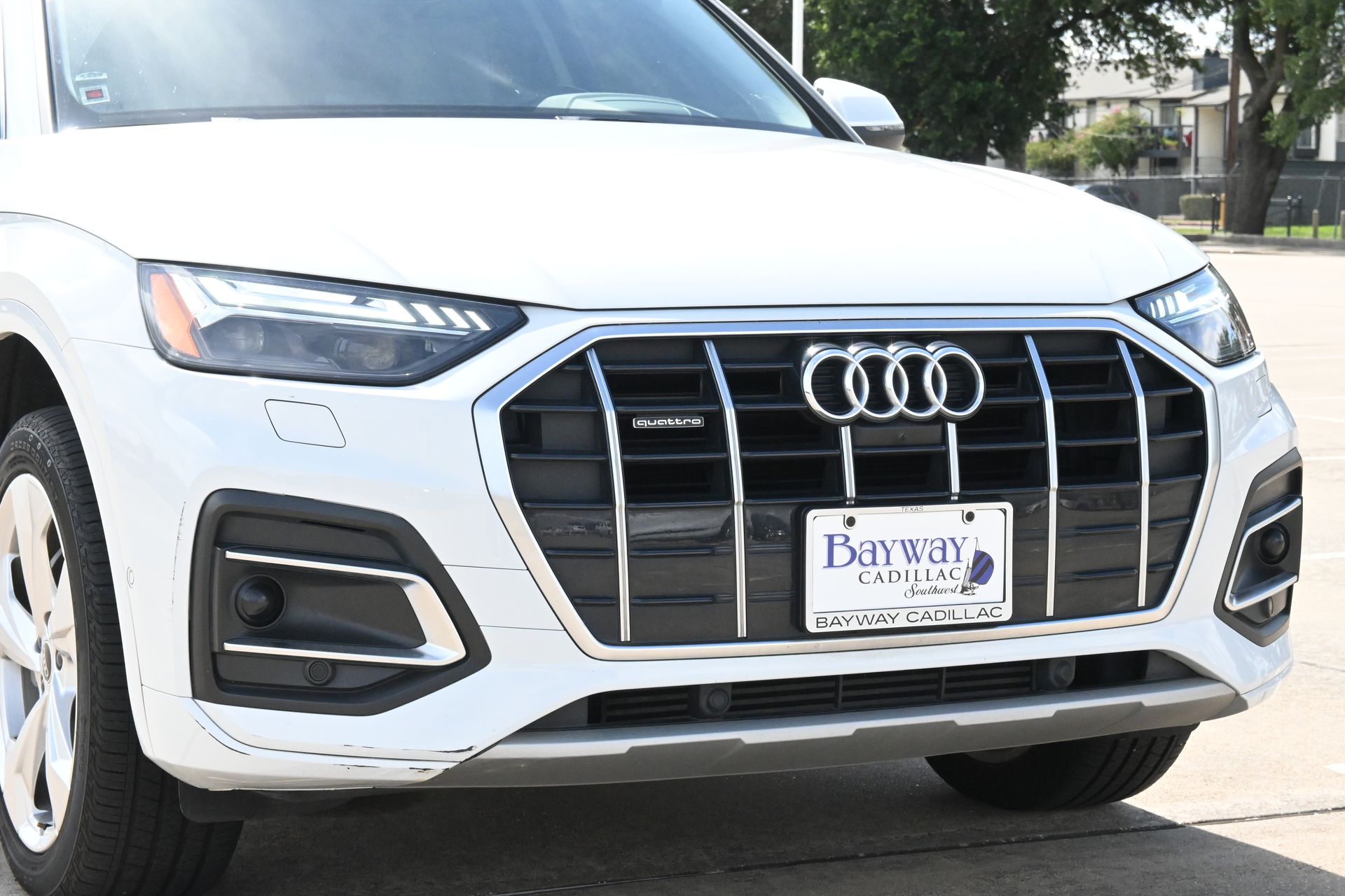 2021 Audi Q5 45 Prestige White at Genesis of Spring