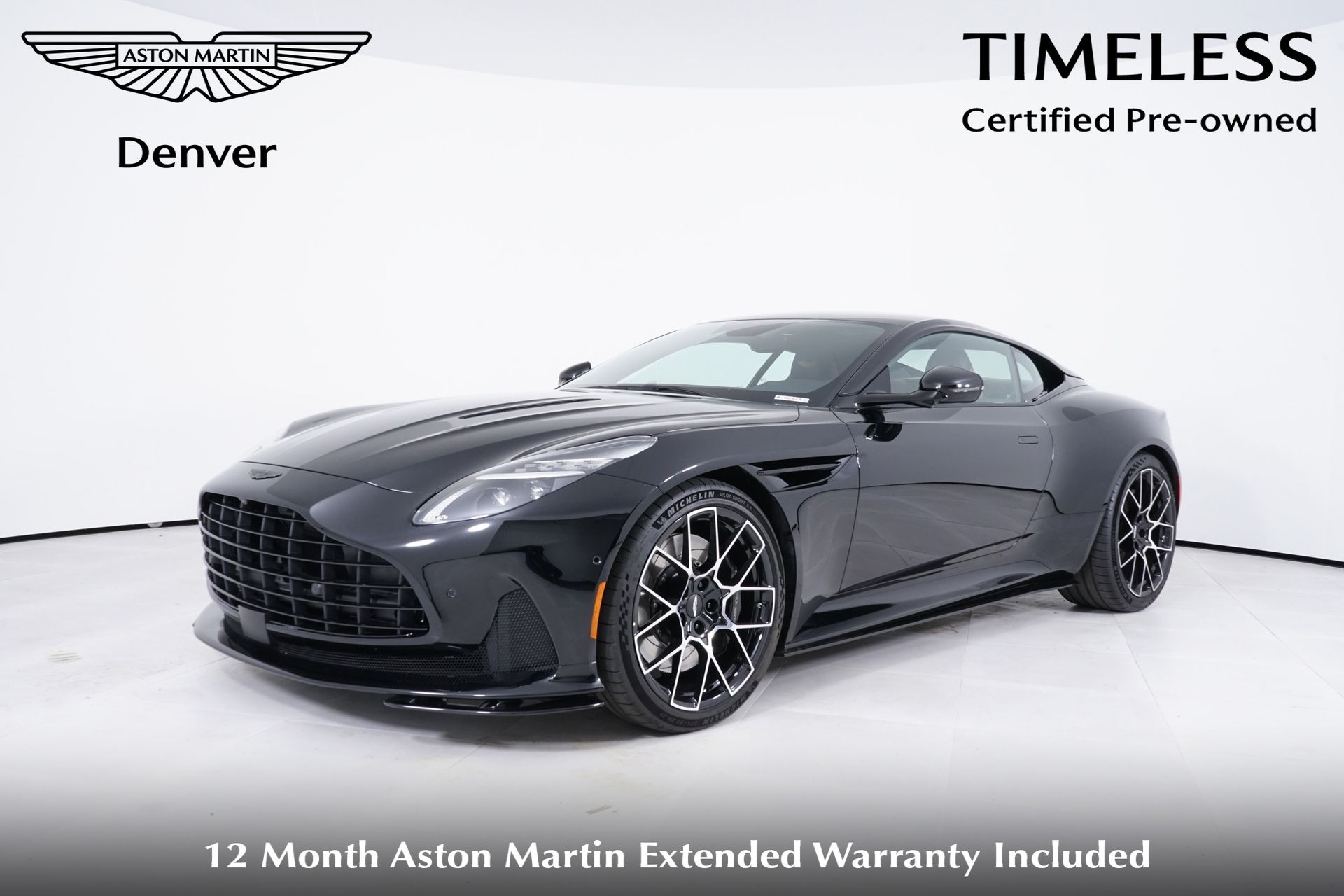 Jet Black 2026 Aston Martin DB12 Coupe Rear-Wheel Drive 8-Speed Automatic