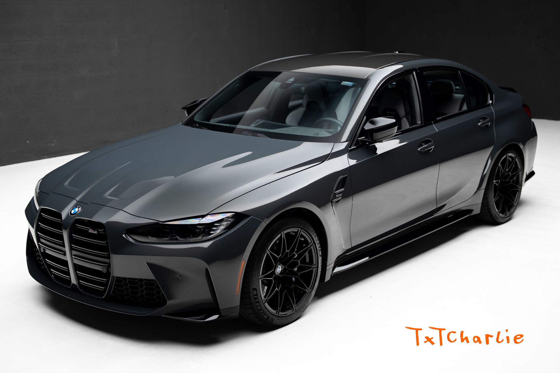 Dravit Gray Metallic 2024 BMW M3 Sedan All-Wheel Drive 8-Speed Automatic