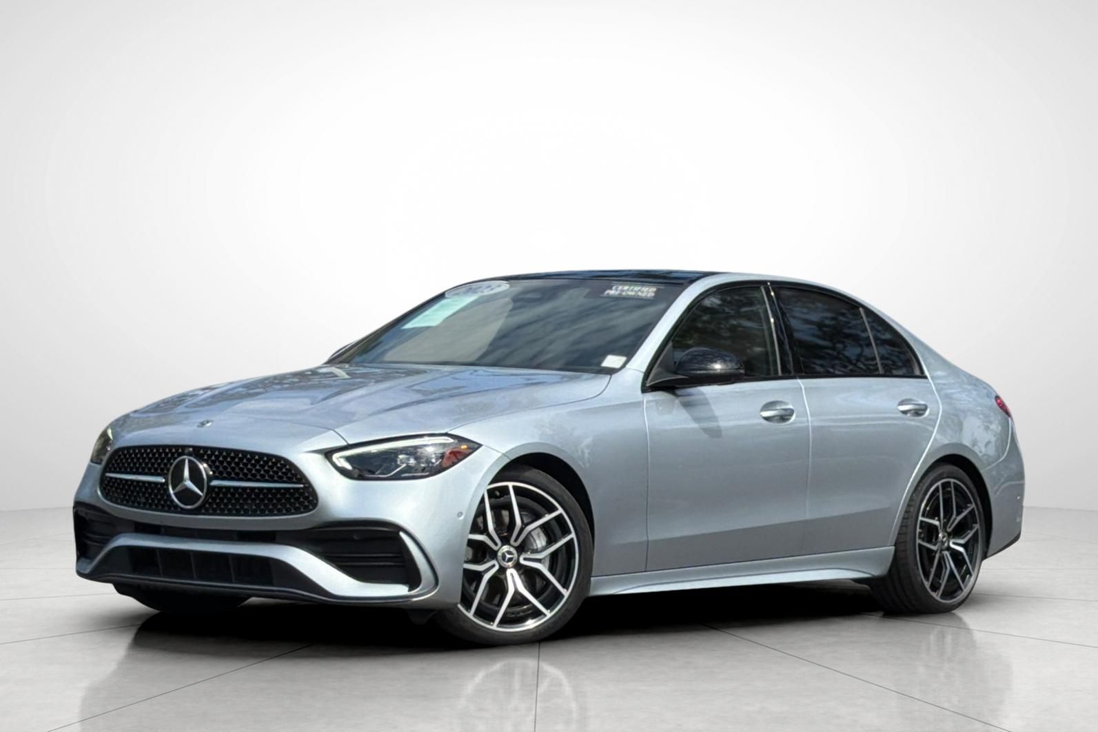 Cirrus Silver 2023 Mercedes-Benz C-Class Sedan Rear-Wheel Drive 9-Speed Automatic