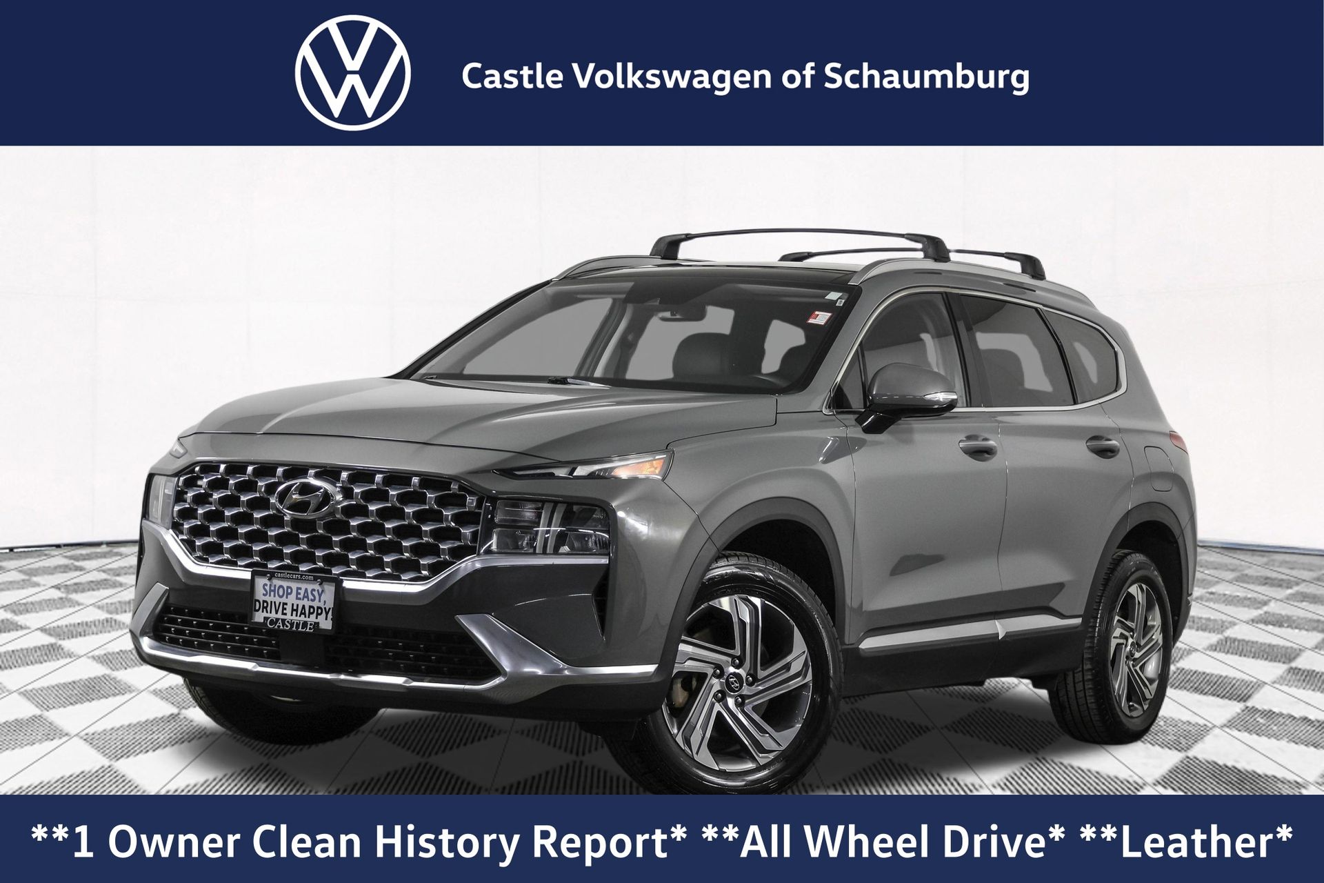 Hampton Gray 2022 Hyundai Santa Fe SUV / Crossover All-Wheel Drive 8-Speed Automatic