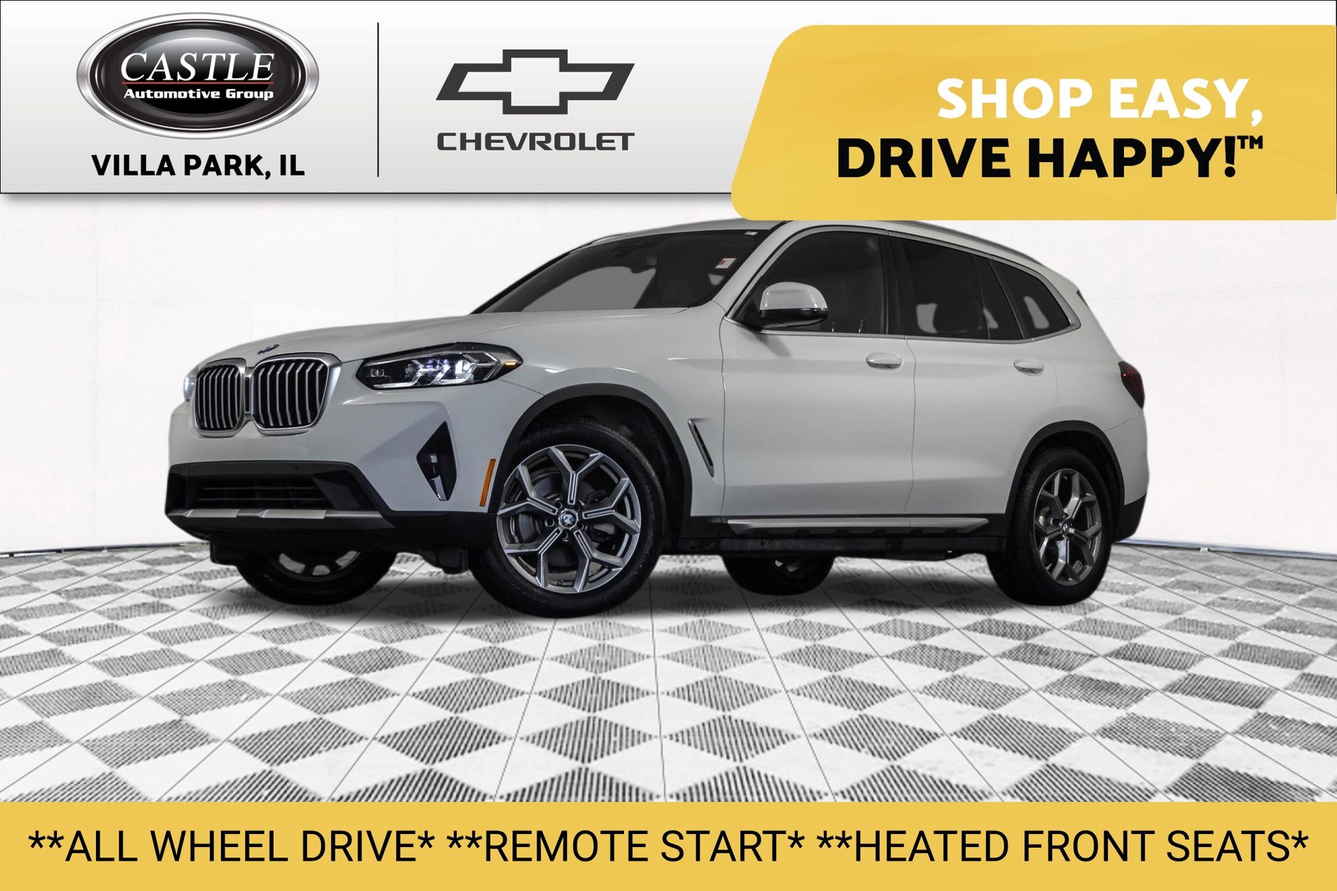 Mineral White Metallic 2024 BMW X3 SUV / Crossover All-Wheel Drive 8-Speed Automatic