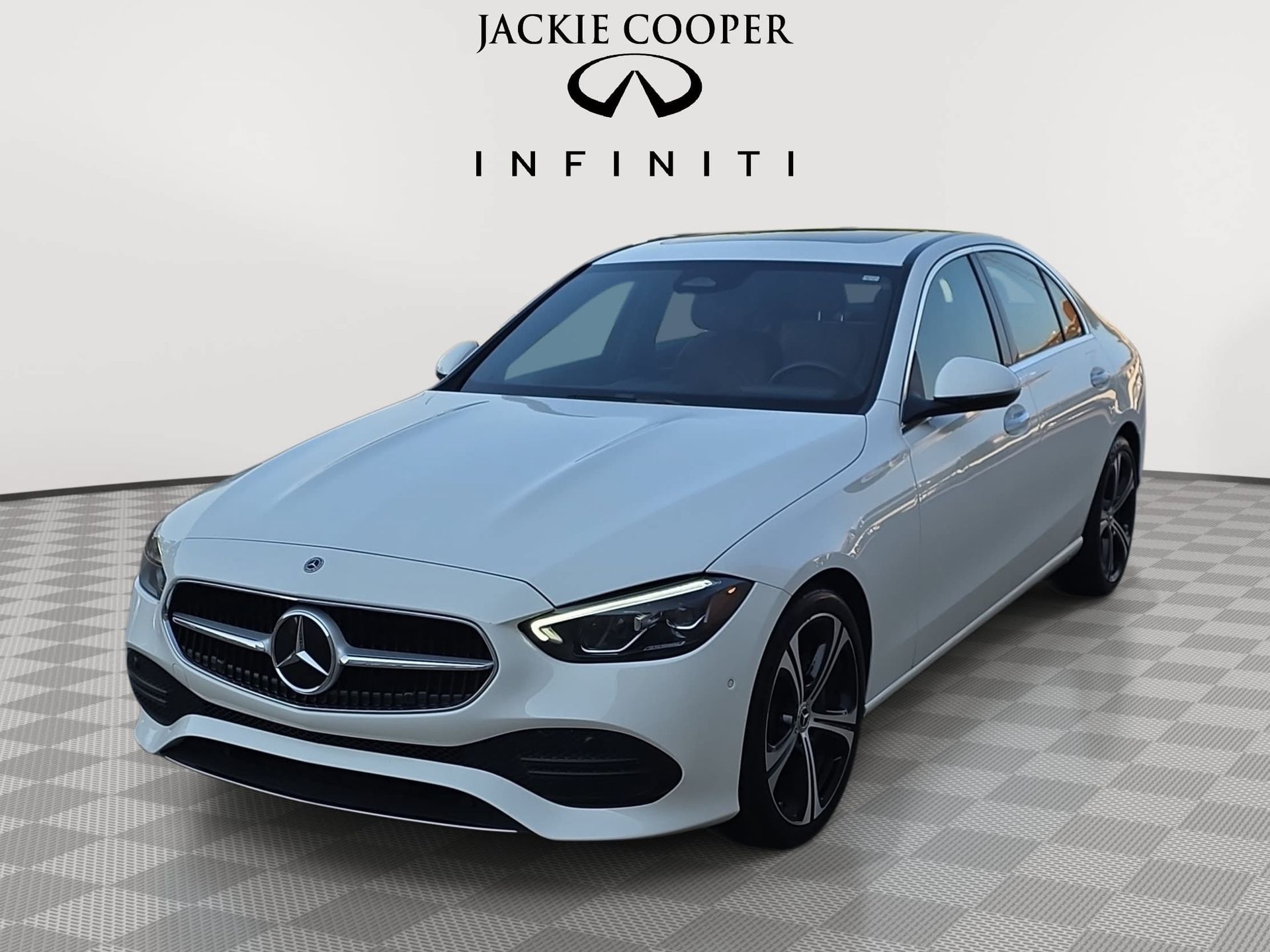 White 2024 Mercedes-Benz C-Class Sedan Rear-Wheel Drive 9-Speed Automatic
